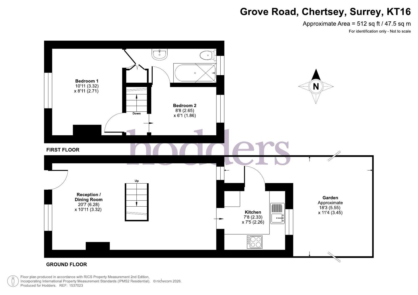 Grove Road, Chertsey floorplan