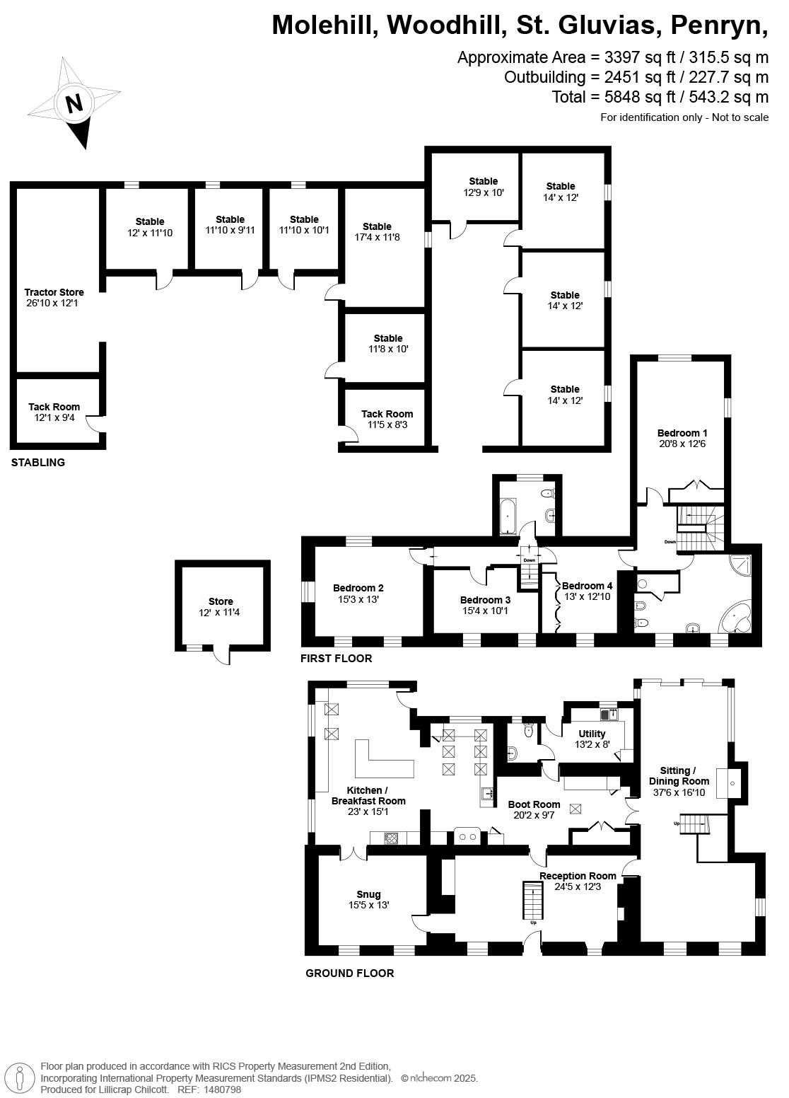 Mole Hill, Penryn floorplan