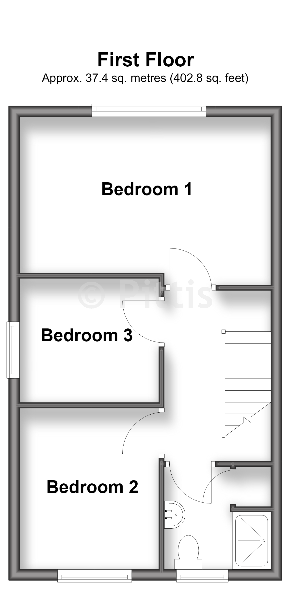 87, New Road, Brading floorplan