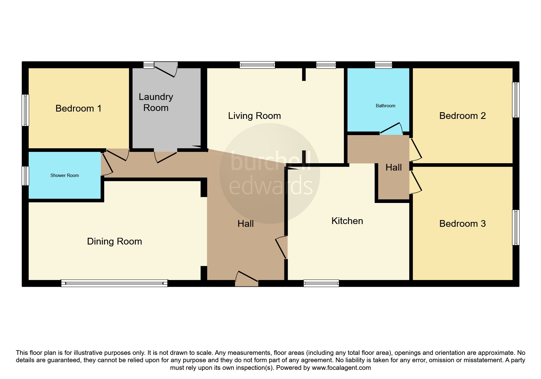 58, Andrews Drive, Nottingham floorplan