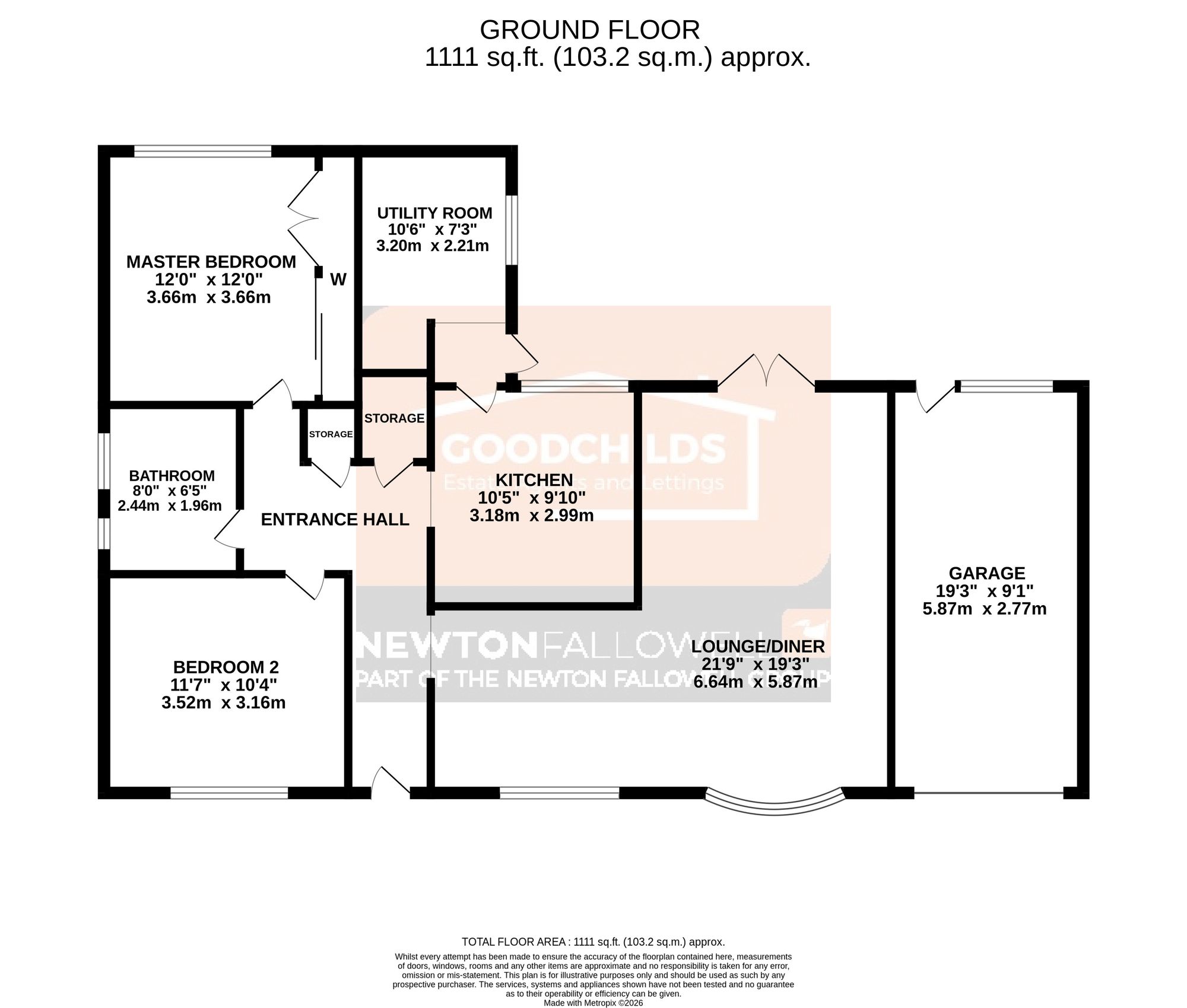 163 Stallington Road, Stoke-On-Trent floorplan