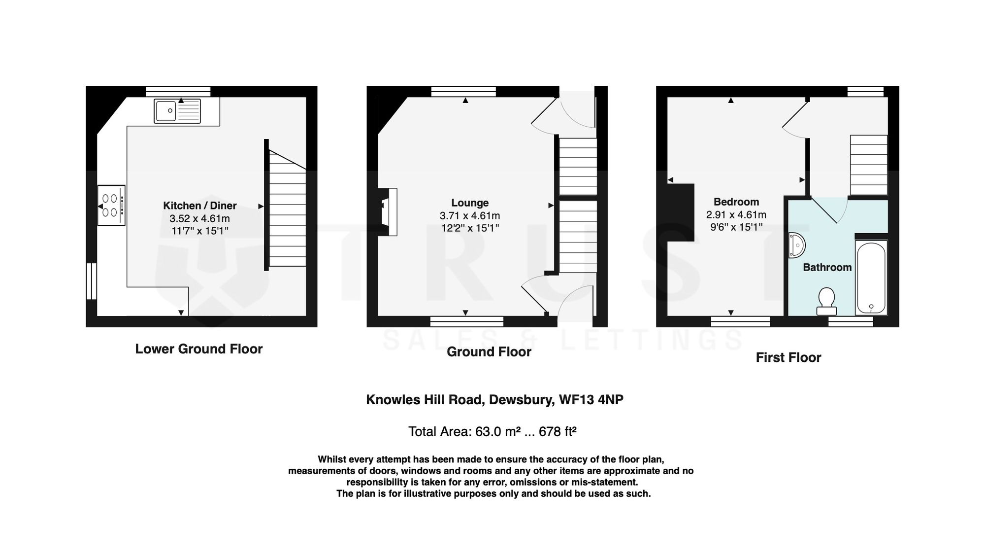 16 Knowles Hill Road, Dewsbury floorplan