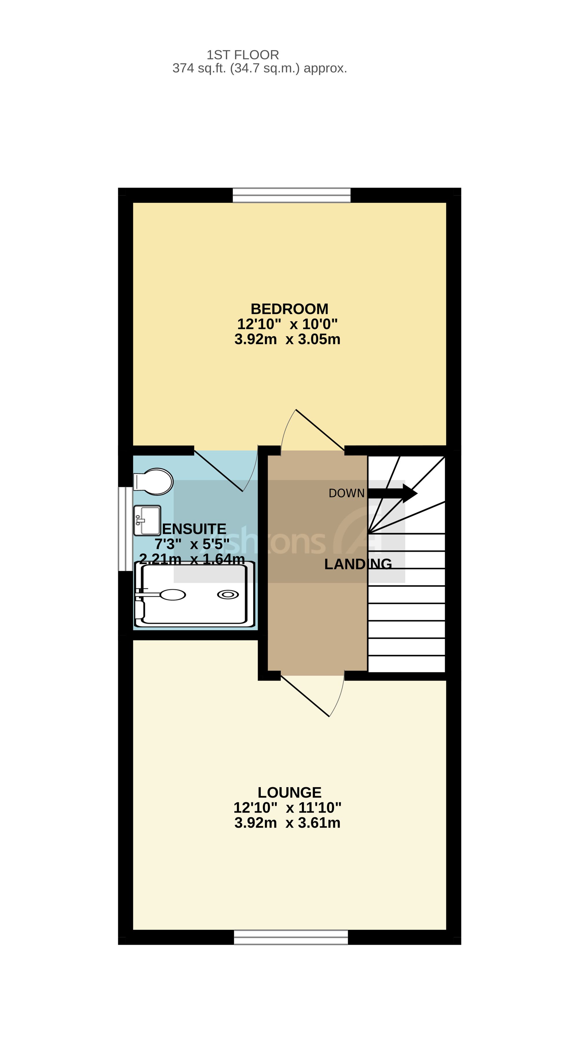 1 Cortland Gardens, Warrington floorplan