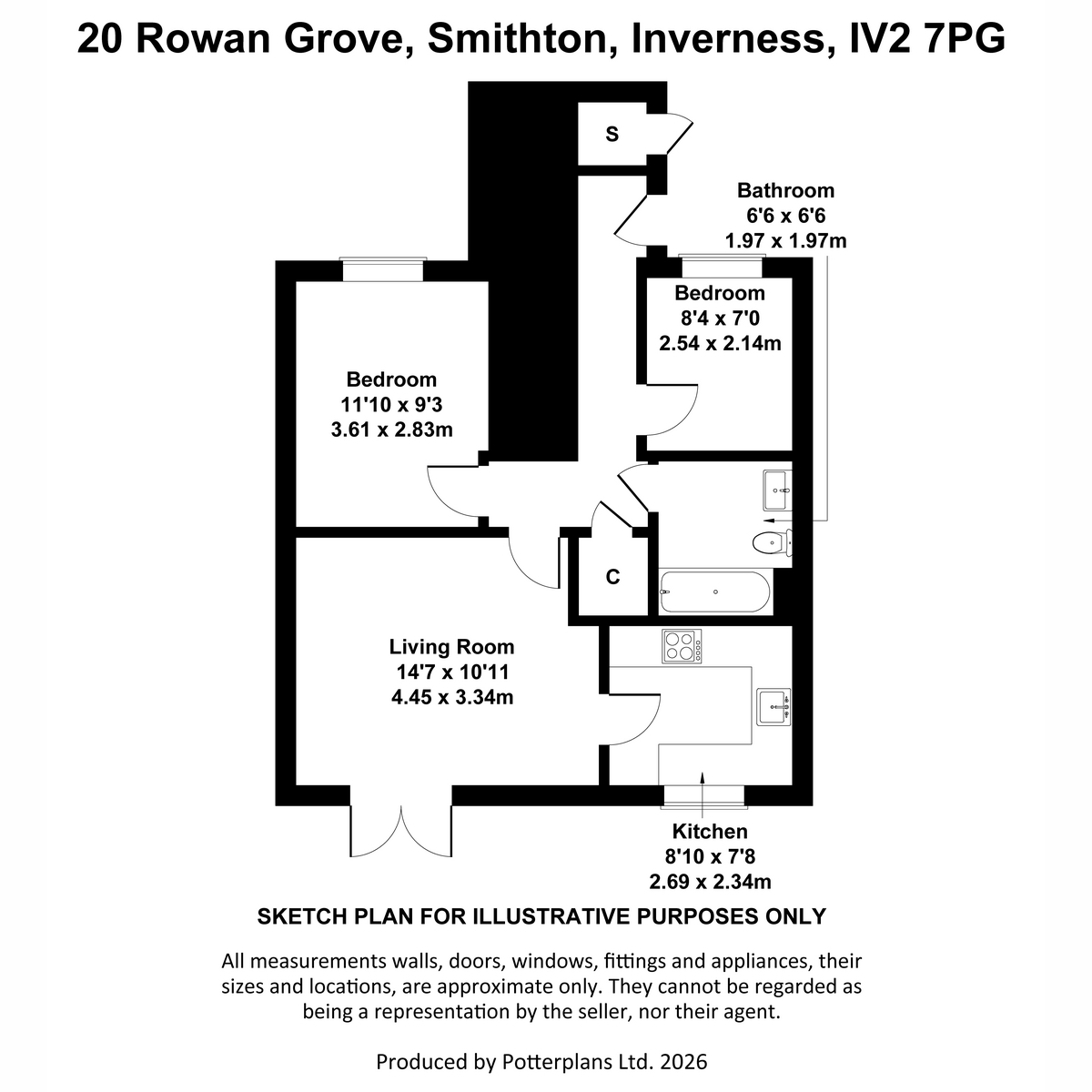 20, Rowan Grove, Inverness floorplan