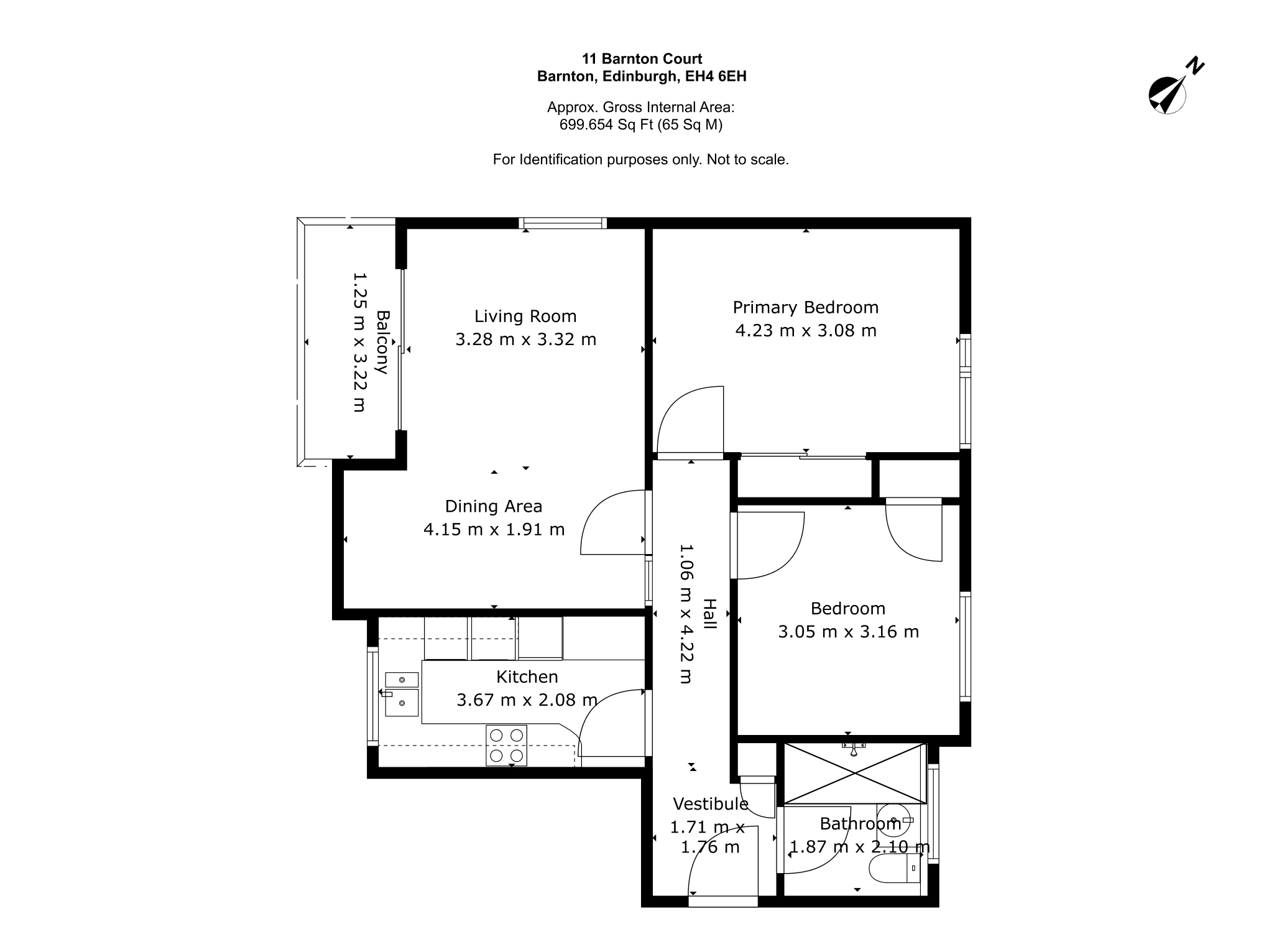 11, Barnton Court, Edinburgh floorplan