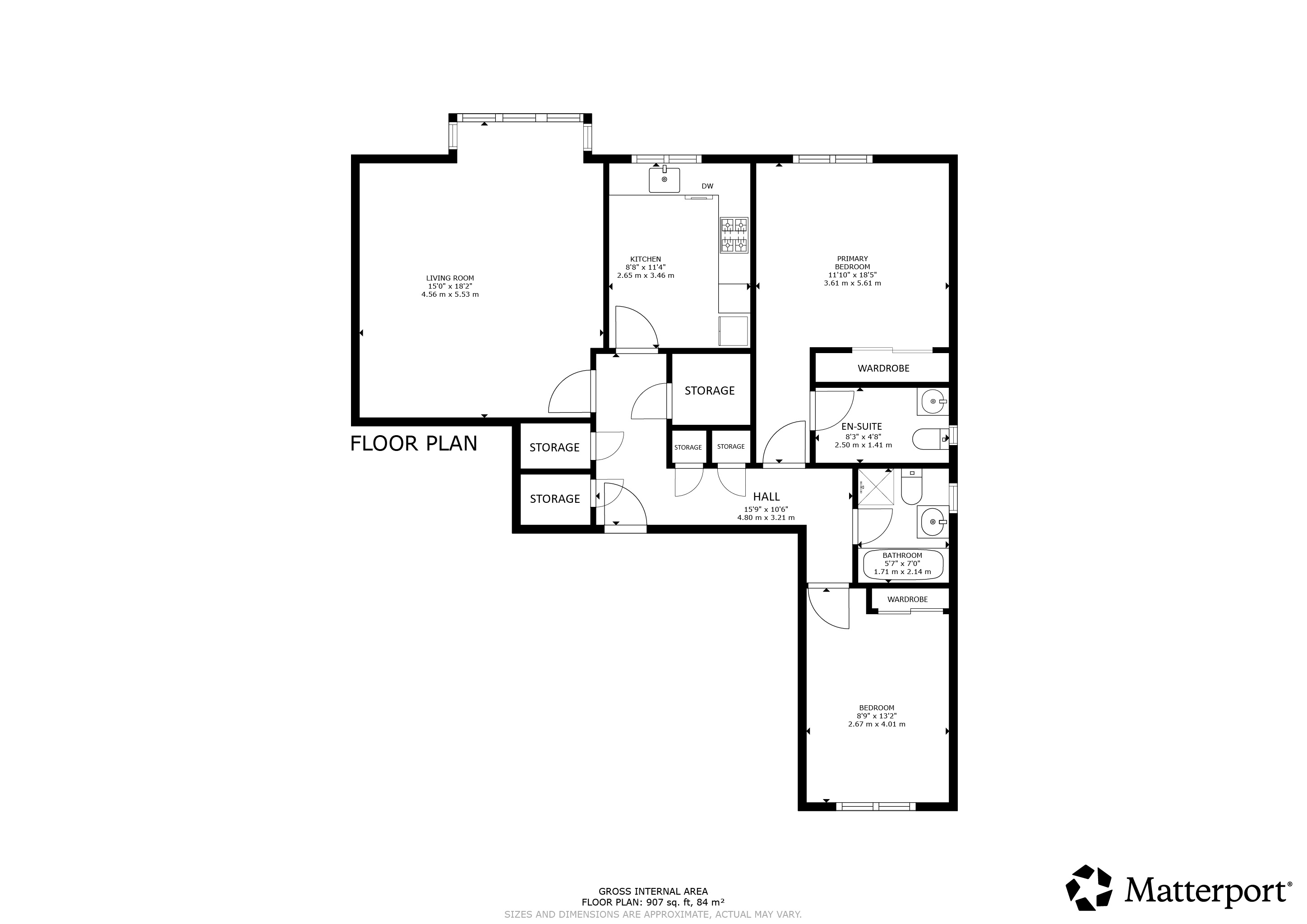 33, Turnberry Road, Flat 1/2, Hyndland floorplan