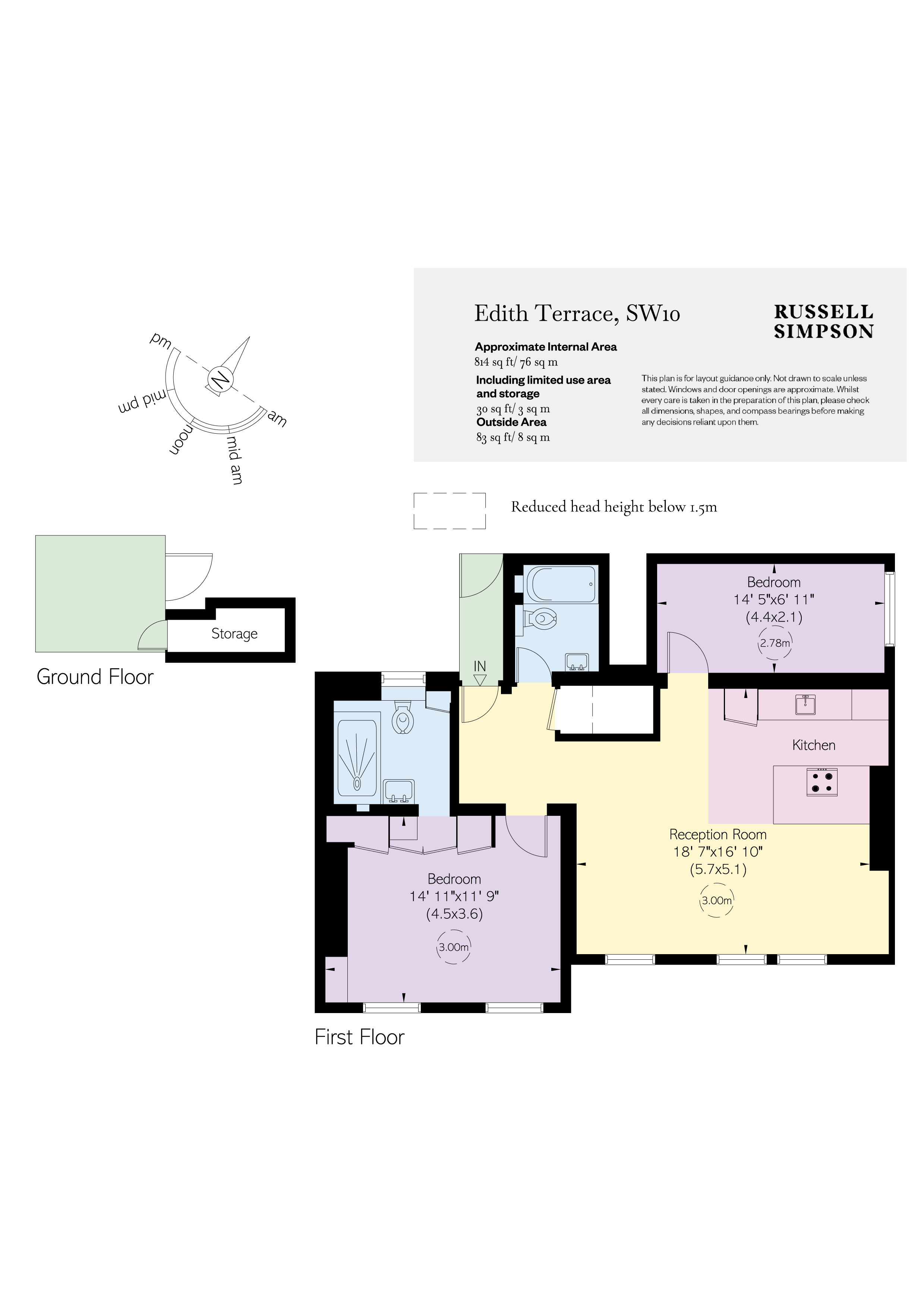 3, 11, Edith Terrace, Chelsea floorplan