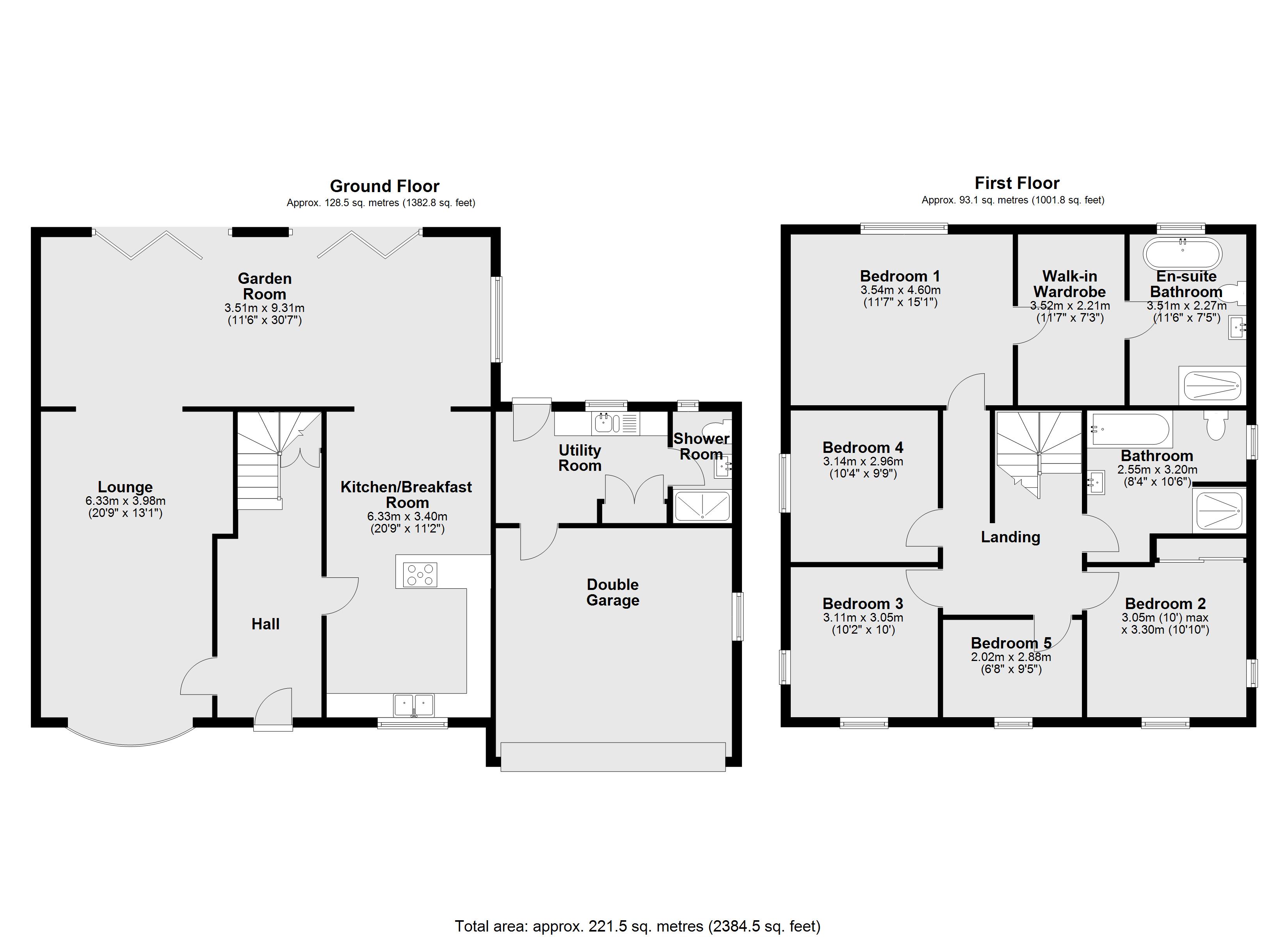 2, The Paddock, Grantham Road, Lincoln floorplan