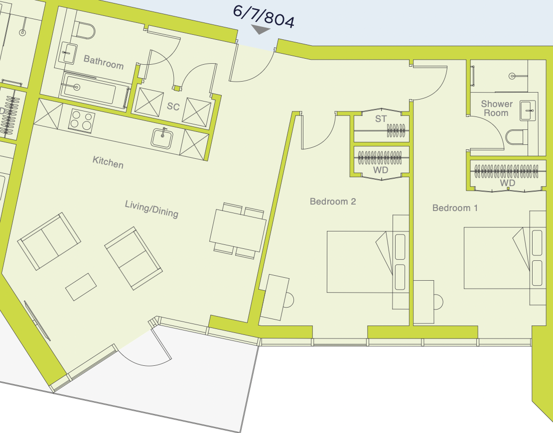 Riverside Quarter, Point Pleasant, London floorplan