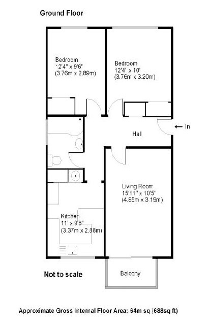 2 Bedrooms Flat to rent in Clarence House, Queens Road, Hersham, Walton-On-Thames KT12