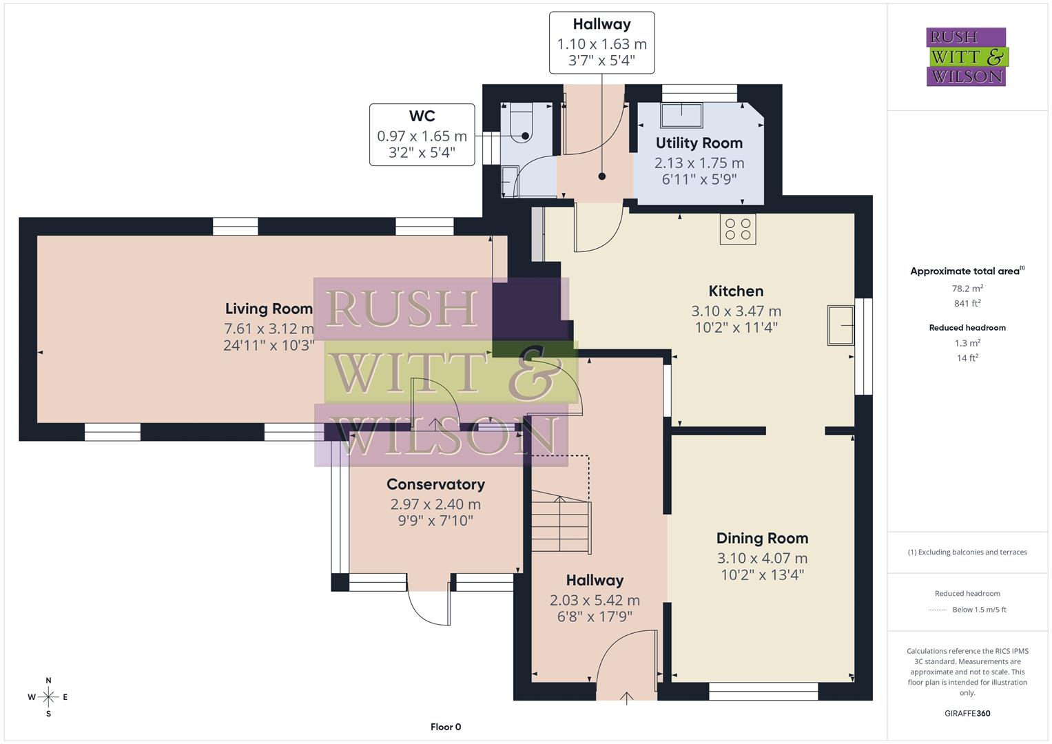Highrise Cottage, The Stream Catsfield, Battle floorplan