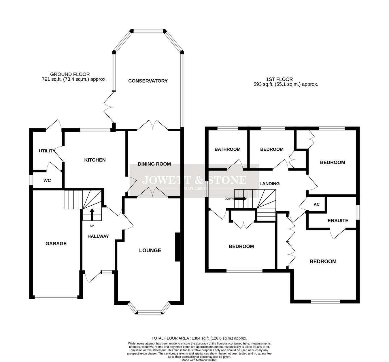 6, Franklin Way, Leicester floorplan