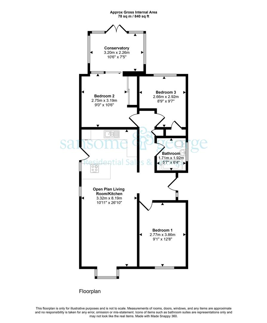 Cornwall Close, Reading floorplan