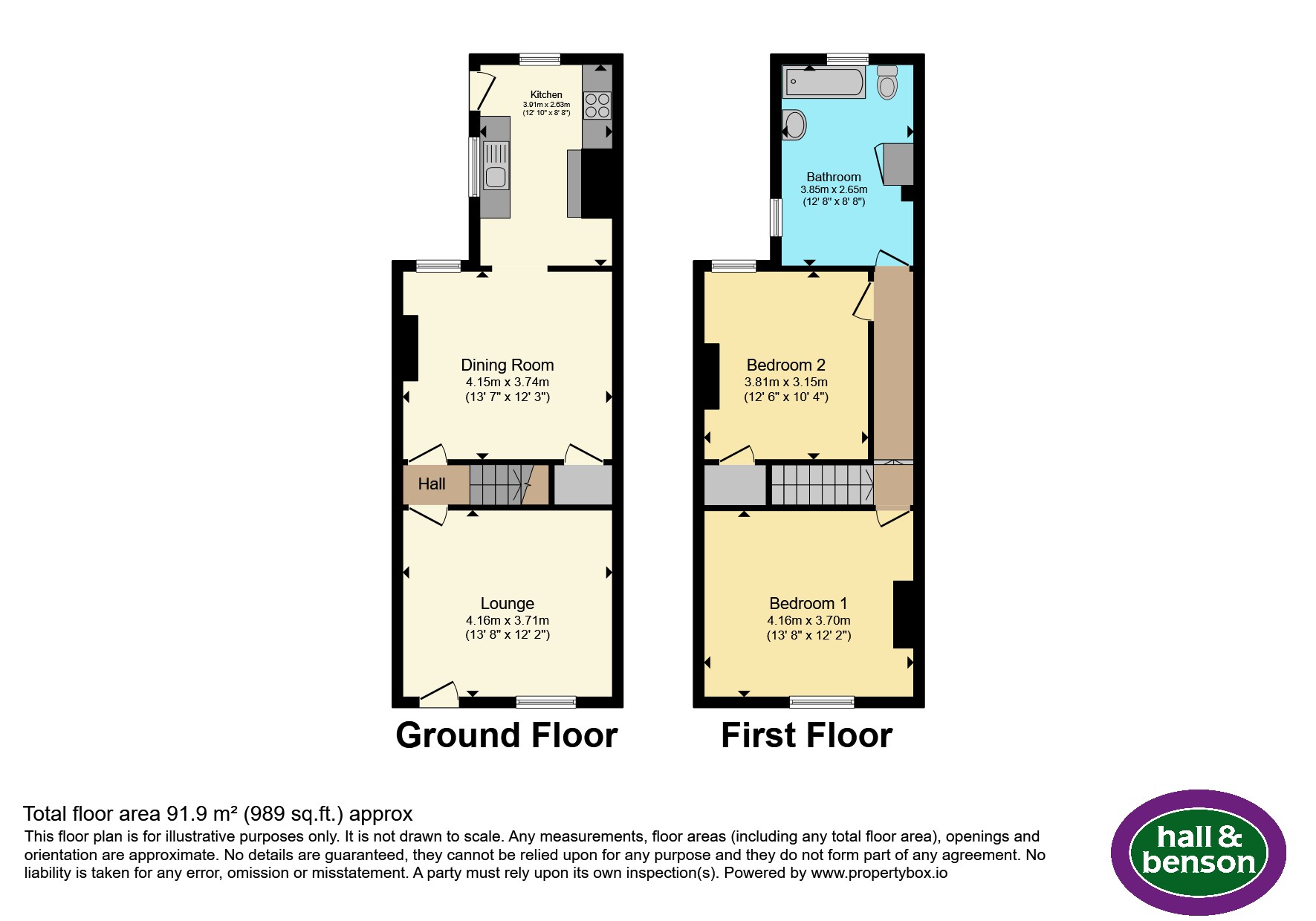 12, Main Street, Chesterfield floorplan