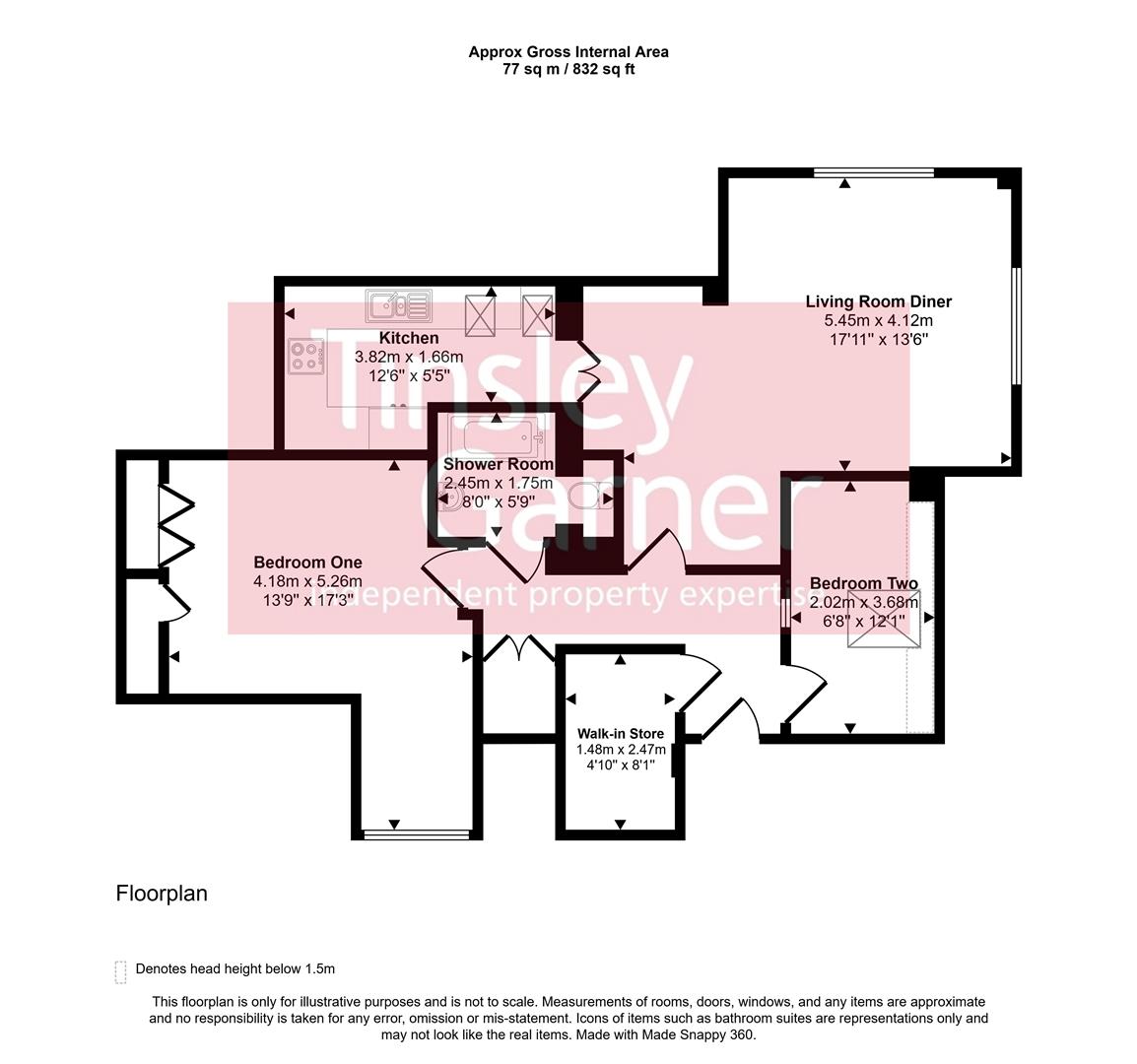36, Joules Court, Crown Street, Stone floorplan