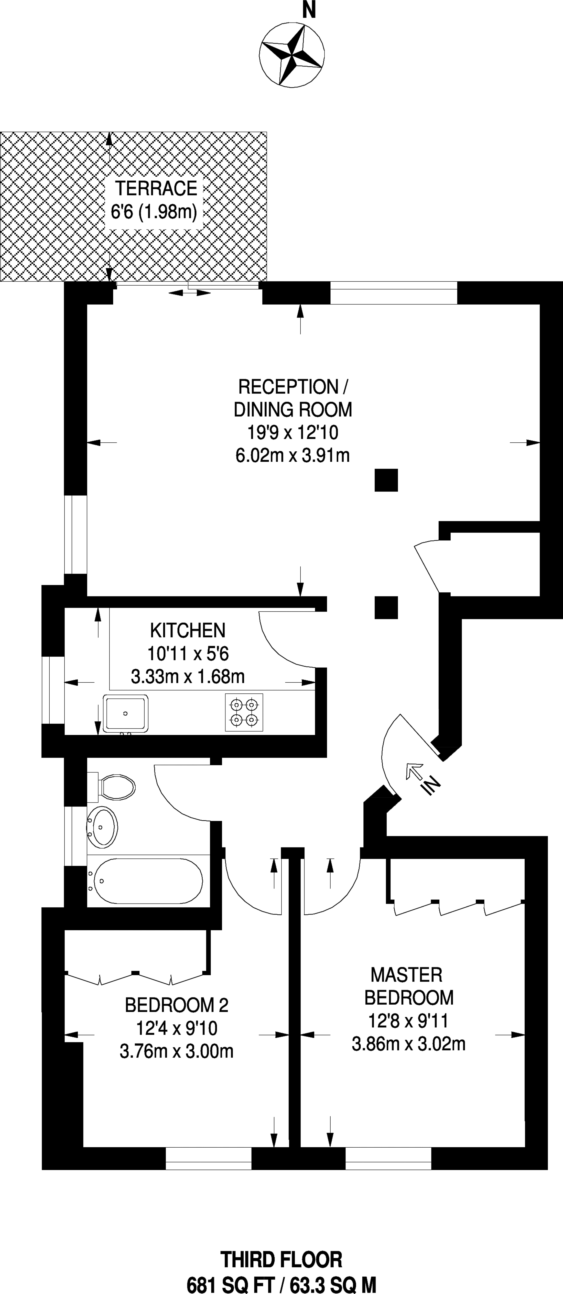 2 Bedrooms Flat to rent in Earls Court, Earls Court SW5