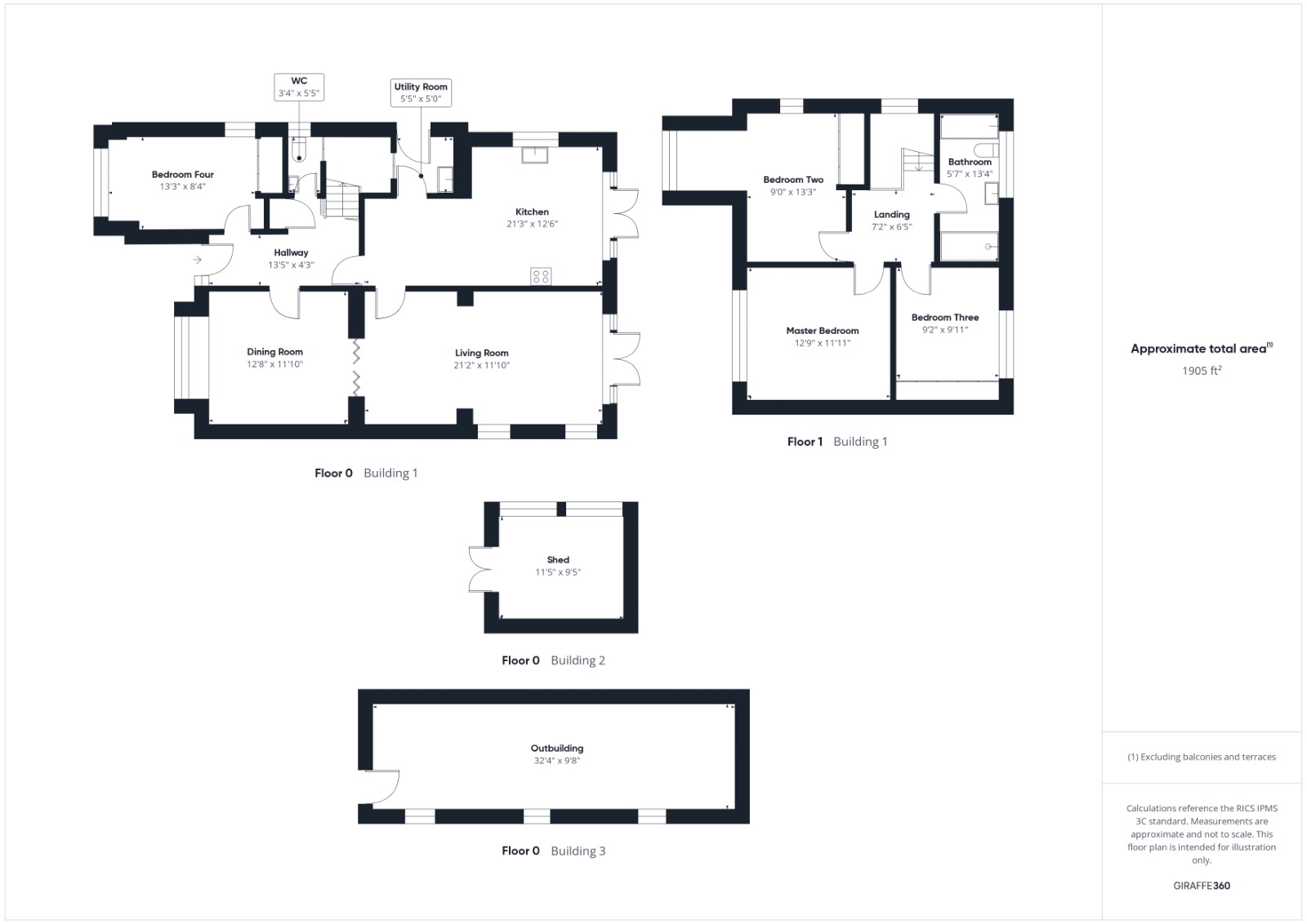 63, Boundary Road, Farnborough floorplan