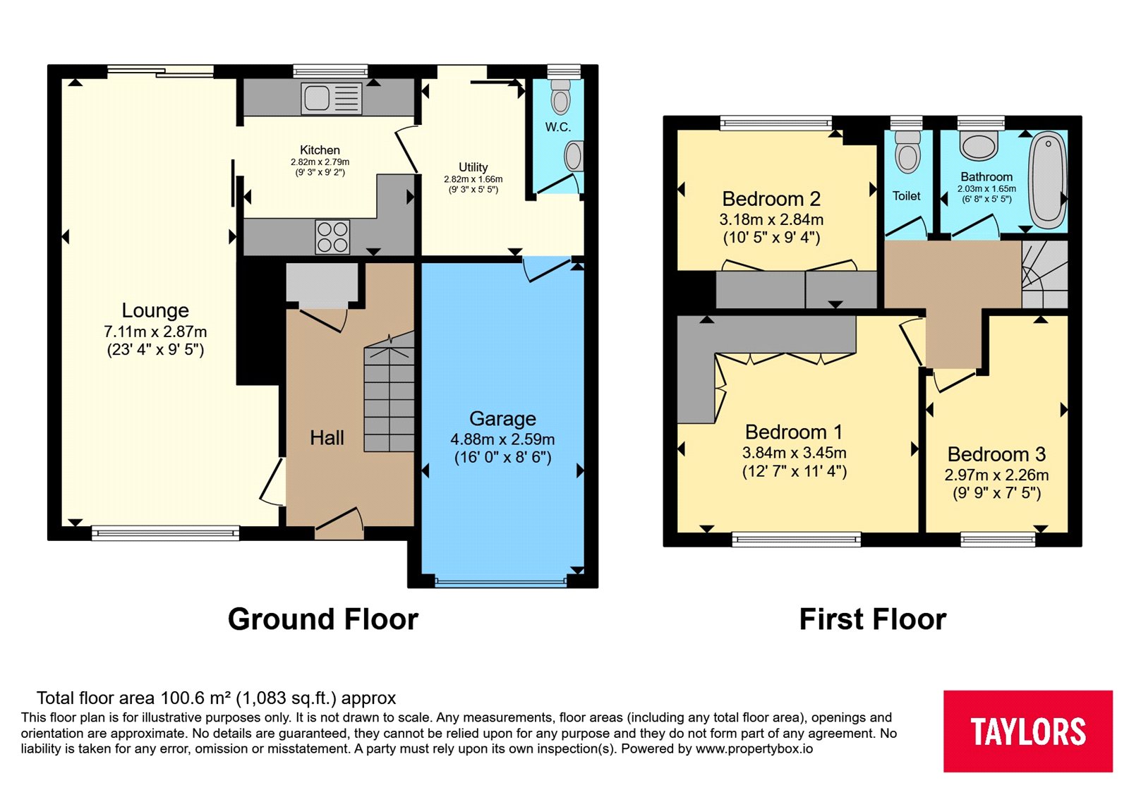 Yew Street, Dunstable floorplan