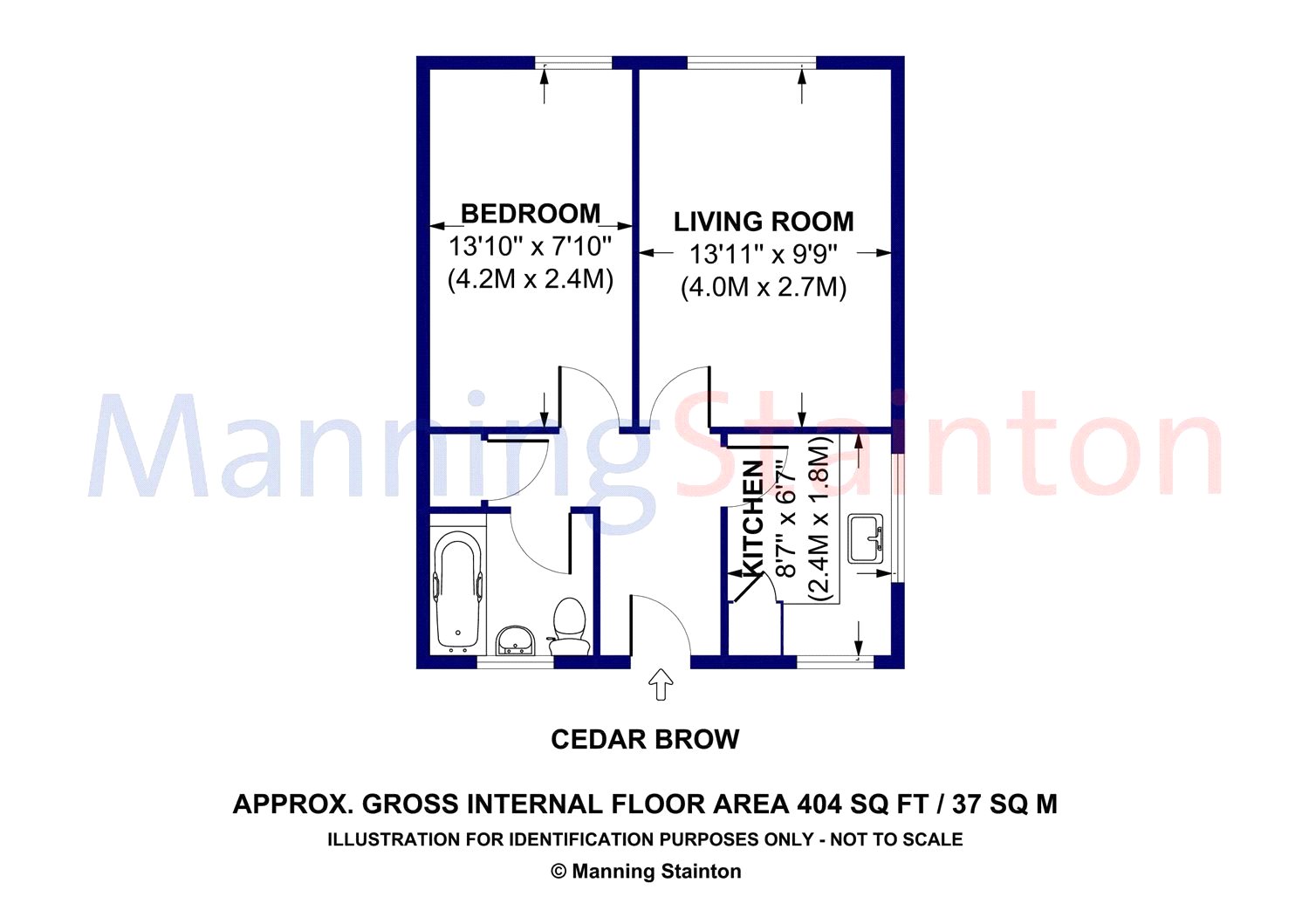 1 Bedrooms Flat to rent in Flat 2 Cedar Brow, North Grove Rise, Leeds, West Yorkshire LS8