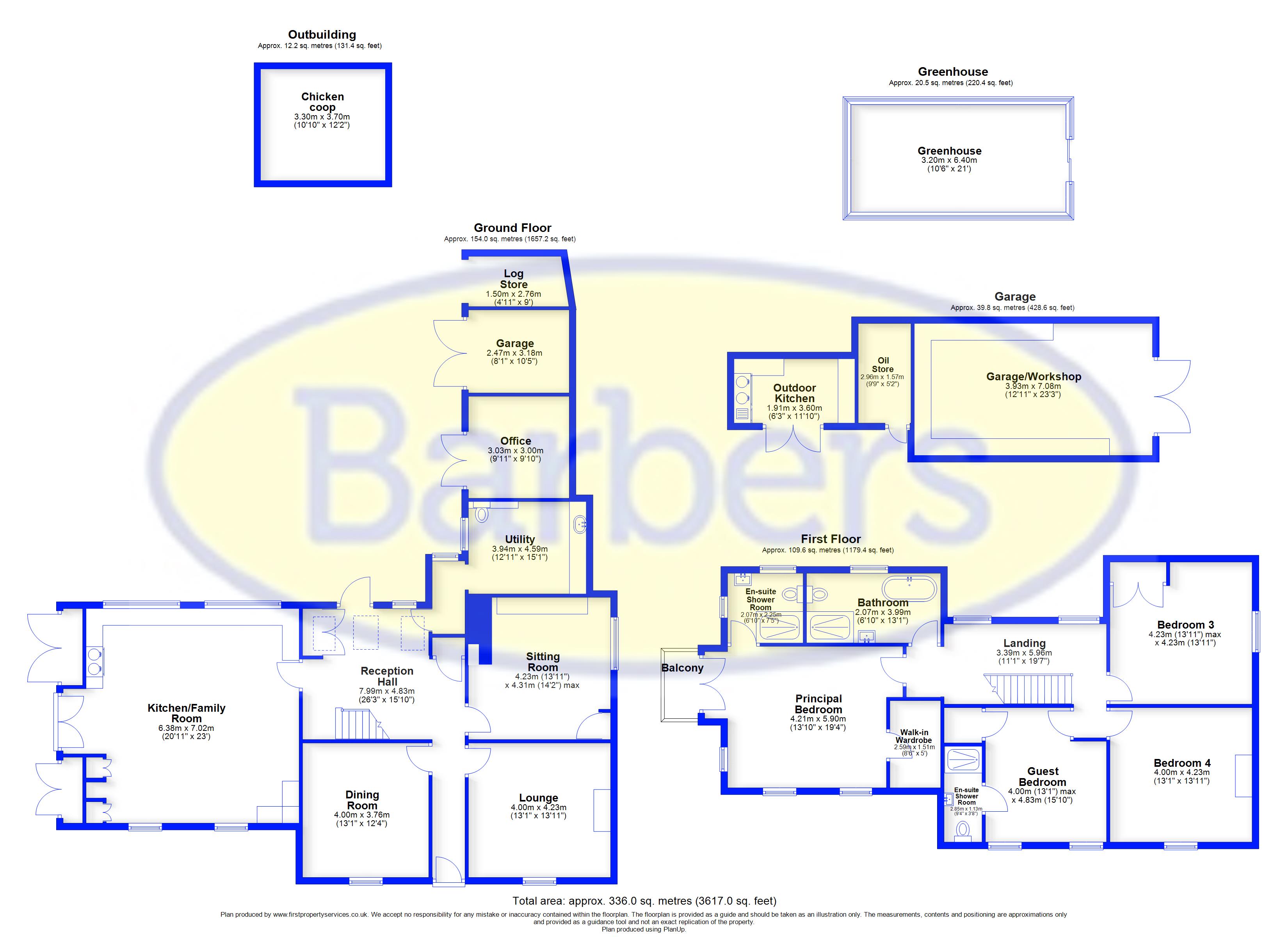 The Villa, Market Drayton floorplan