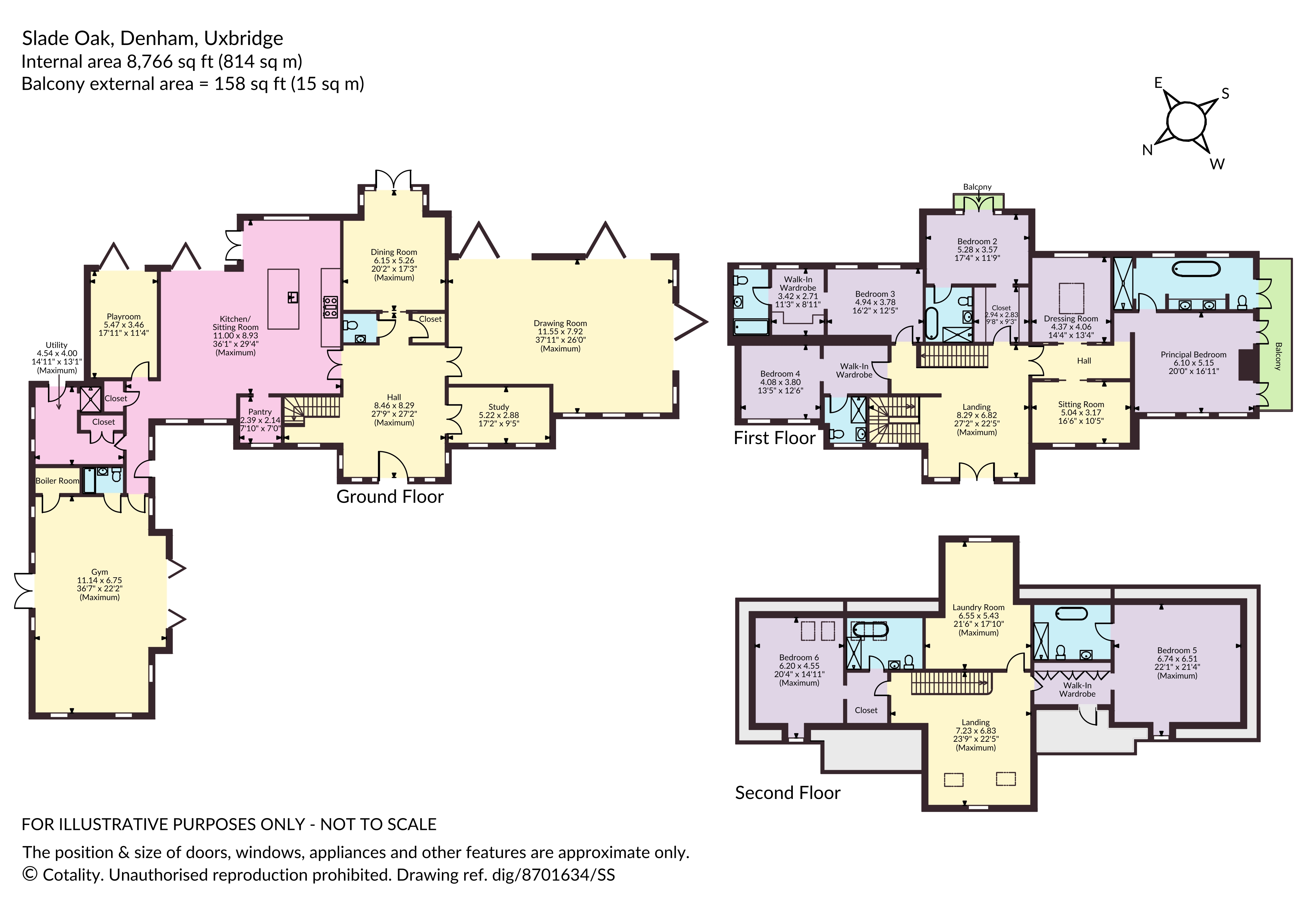 Slade Oak,, Over the Misbourne Road, Buckinghamshire floorplan