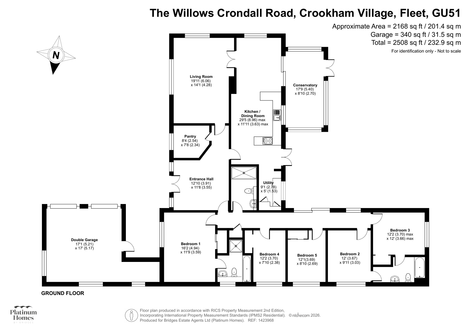 The Willows,, Crondall Road, Fleet floorplan