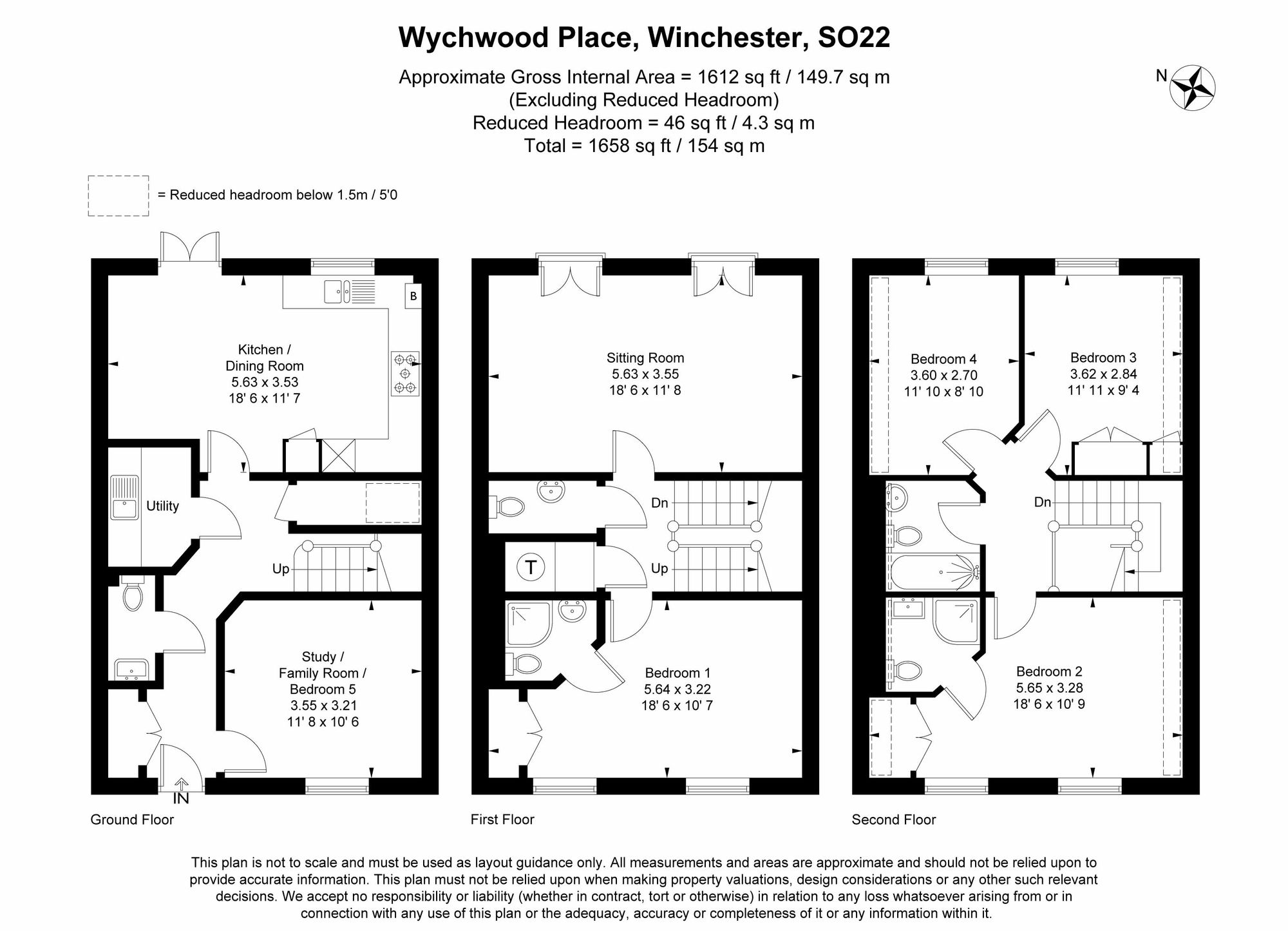 8 Wychwood Place, Winchester floorplan