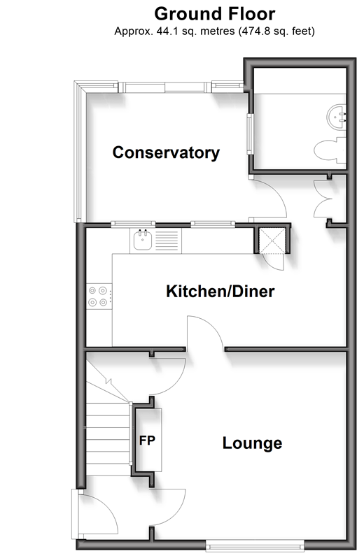 Adelaide Road Elvington, Dover floorplan