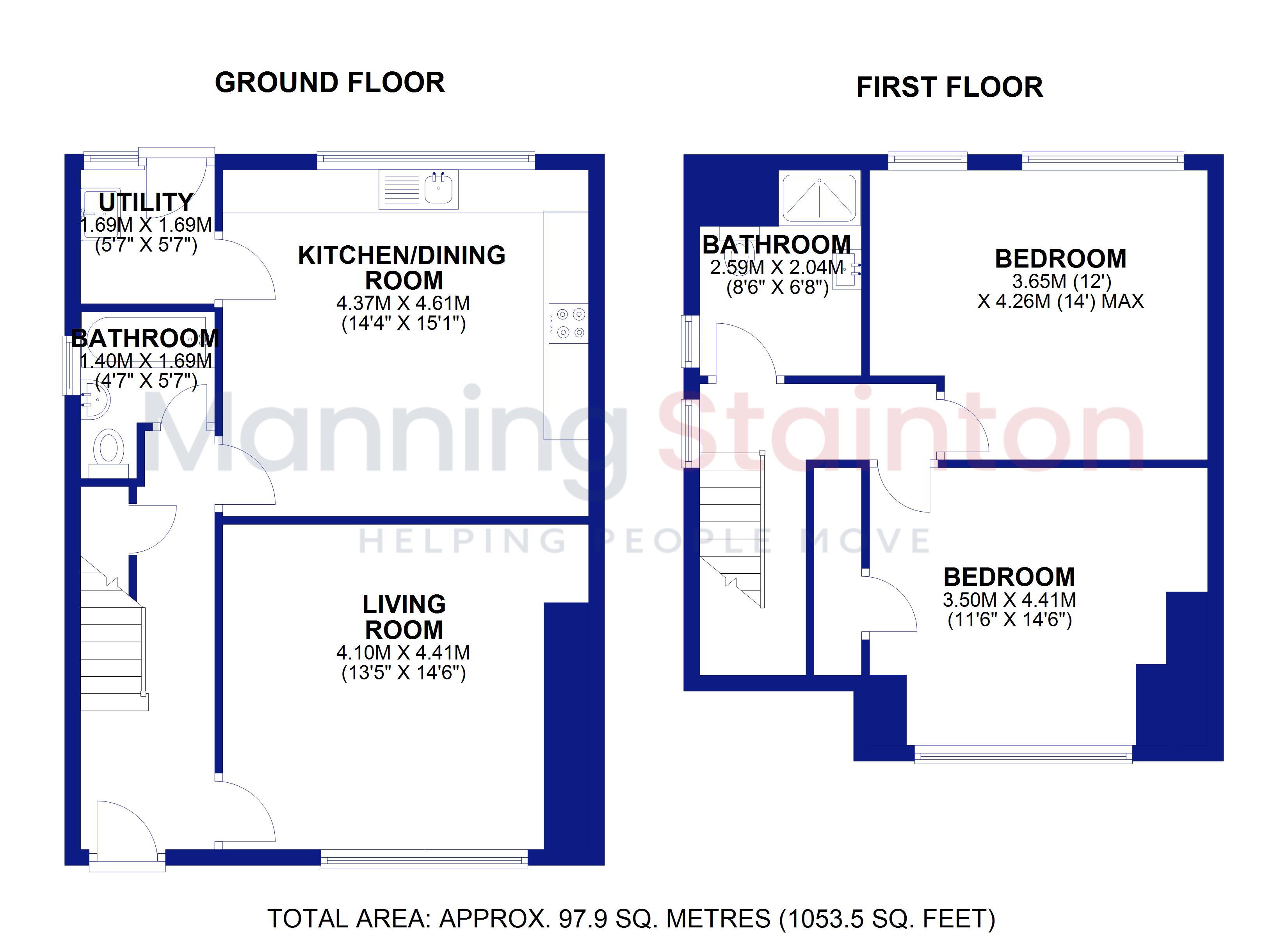 602, King Lane, West Yorkshire floorplan