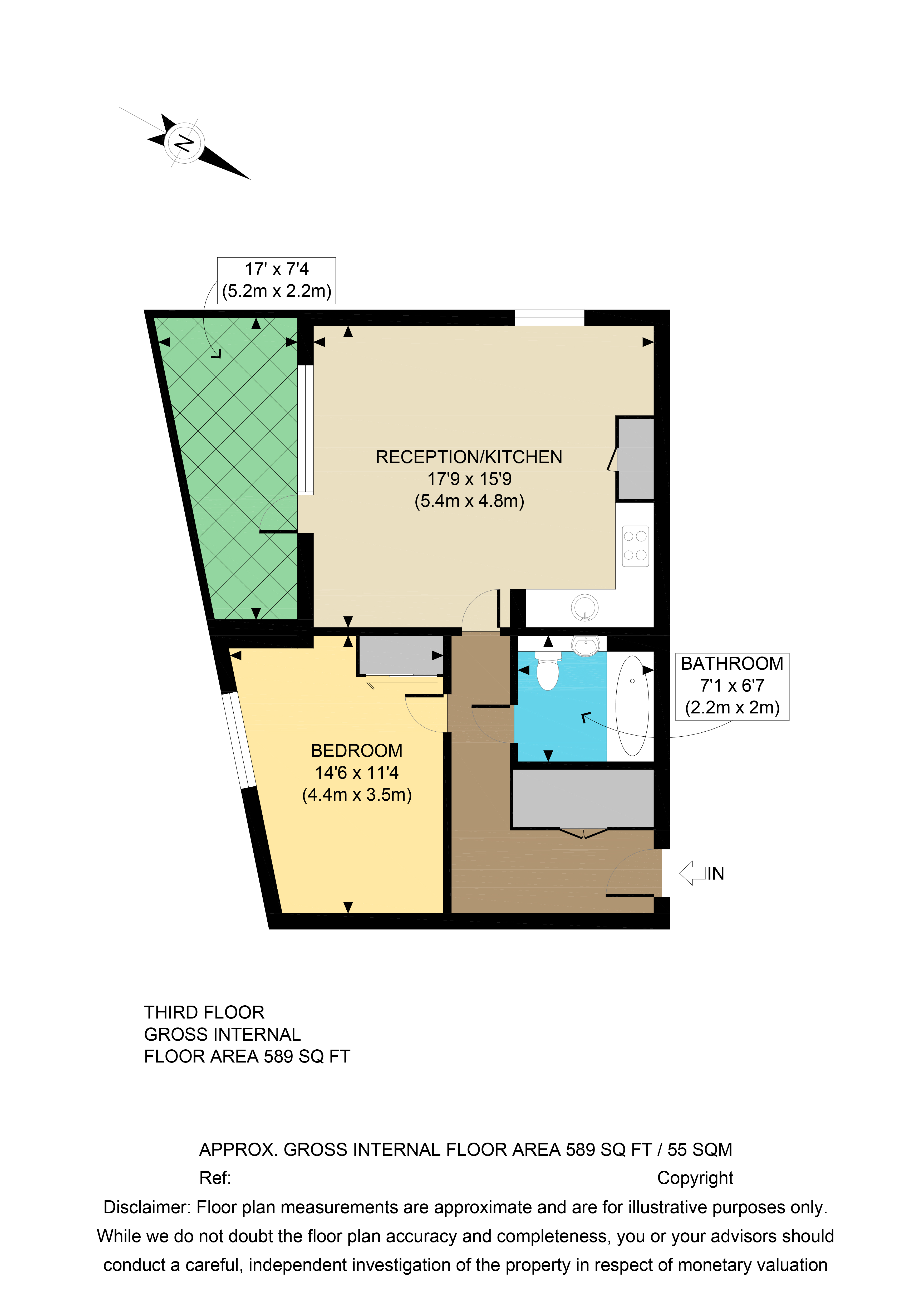 1 Bedrooms Flat to rent in Lamington Heights, 8 Madeira Street, London E14