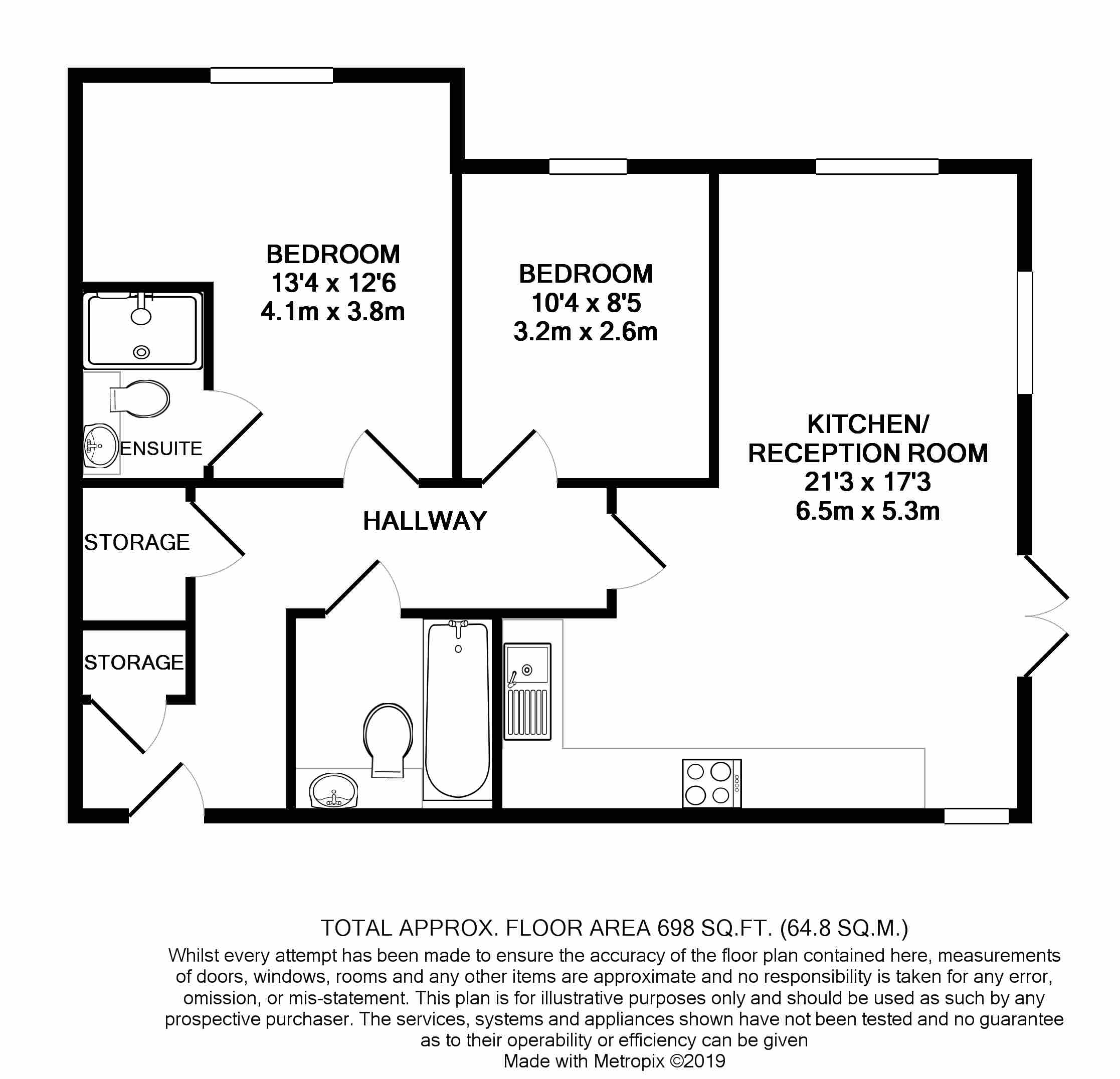 3, Gerrard Court, High Wycombe floorplan