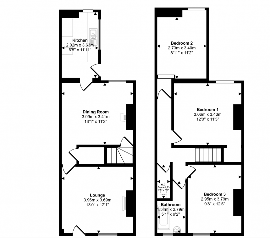 76, Hollyhedge Lane, Walsall floorplan