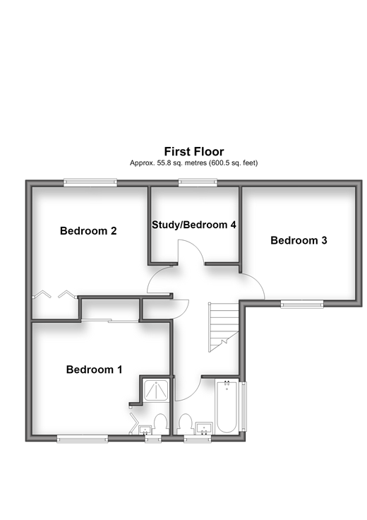 Redhill Wood New Ash Green, Longfield floorplan