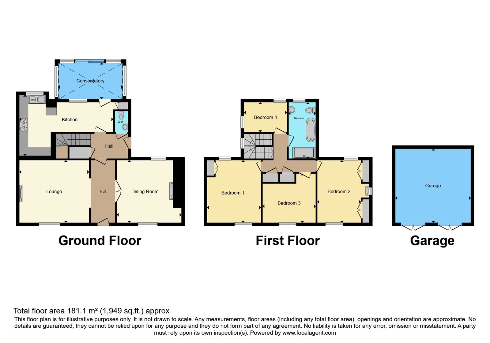 Ivy House,, Mitchell, Cornwall floorplan