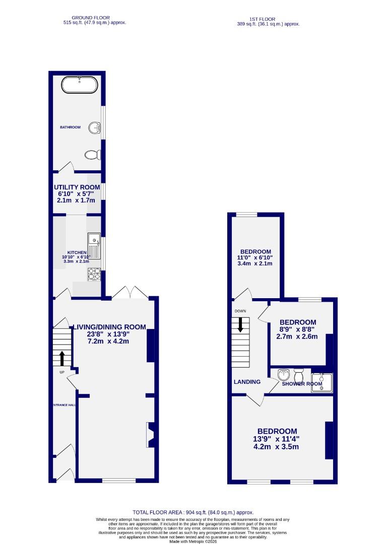 18, Berkeley Terrace, York floorplan