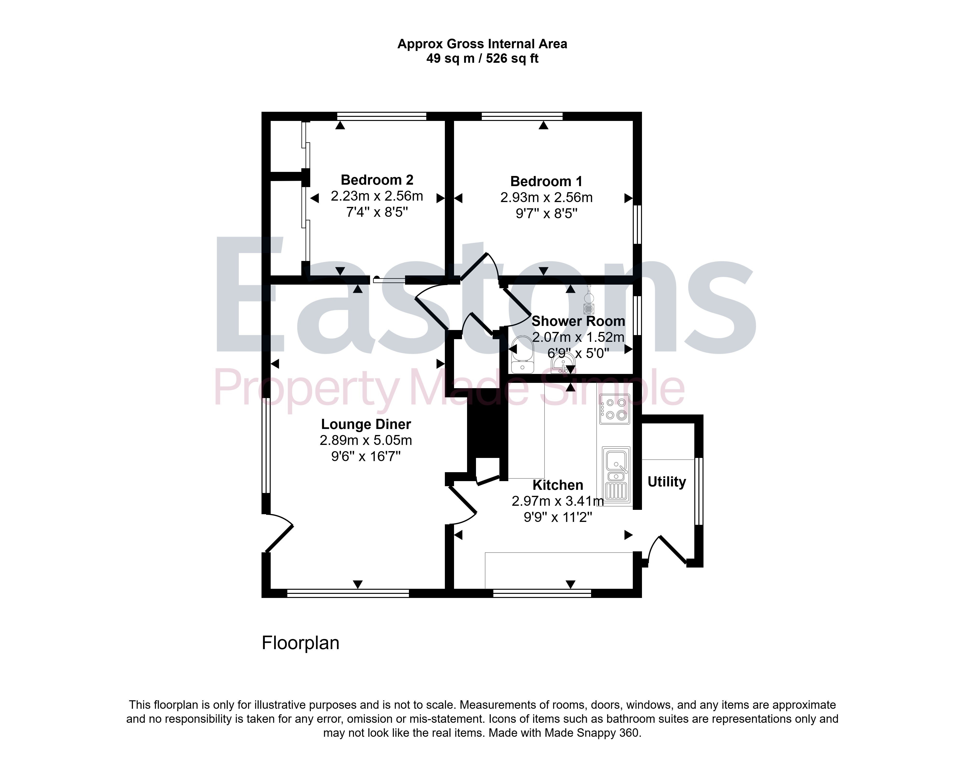 53, Warren Park, Tadworth floorplan