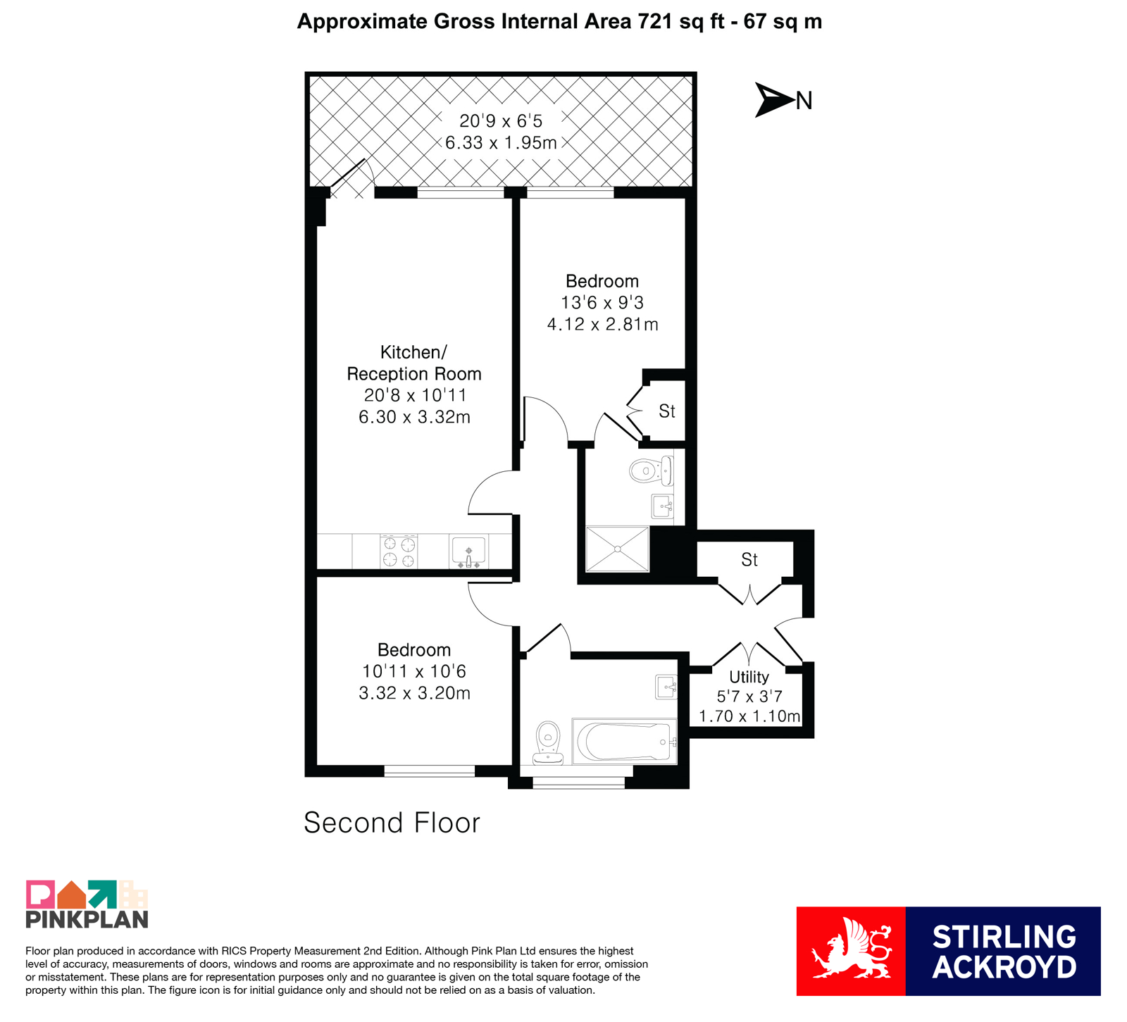 Flat 36, Canal Wharf, 305, Kingsland Road, London floorplan