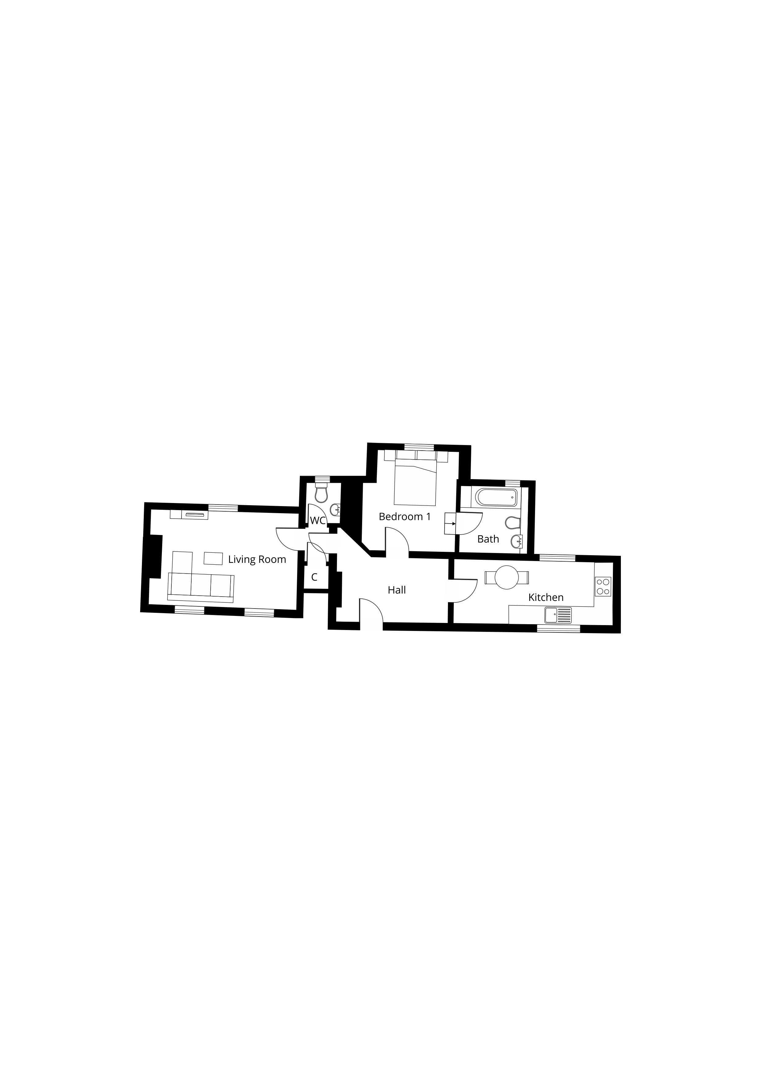 Plot 3 Apartment - Clifton House,, Church Street, Shefford floorplan