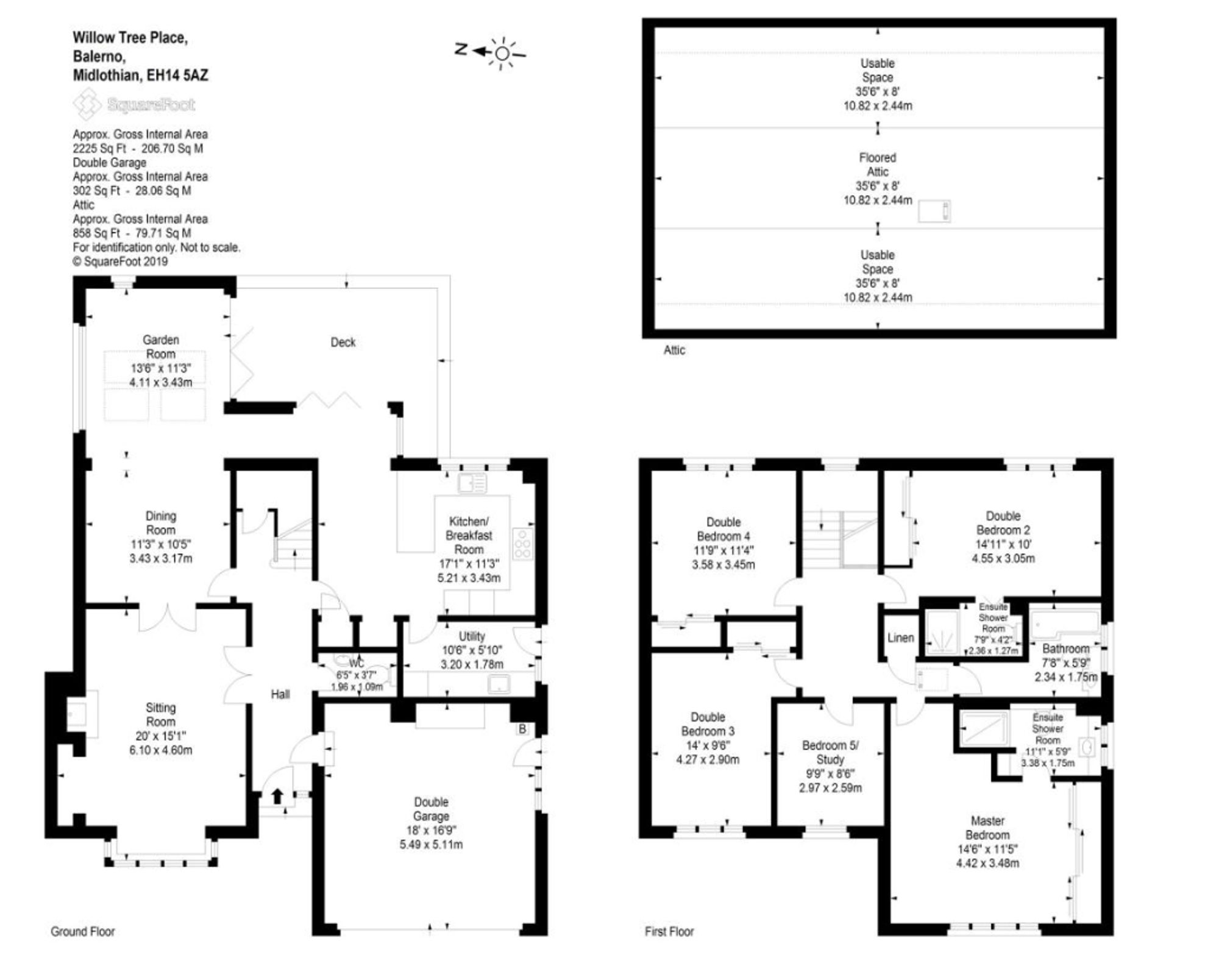 5 Willow Tree Place, Balerno, Edinburgh floorplan