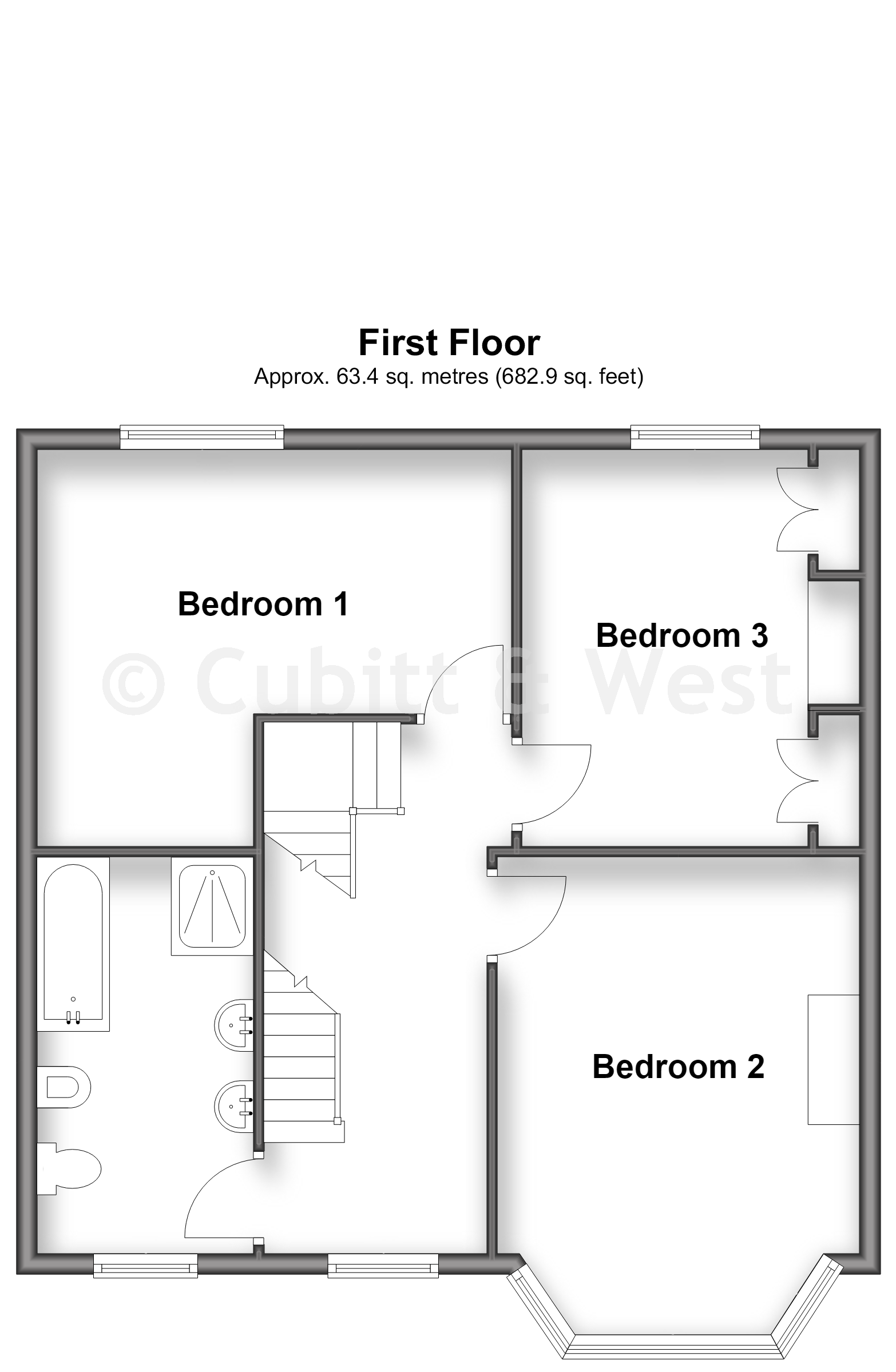 3, Worthing Road, Rustington floorplan