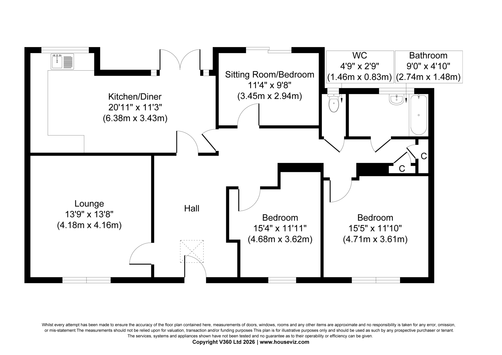 31 Main Road, Gatehead, Kilmarnock floorplan