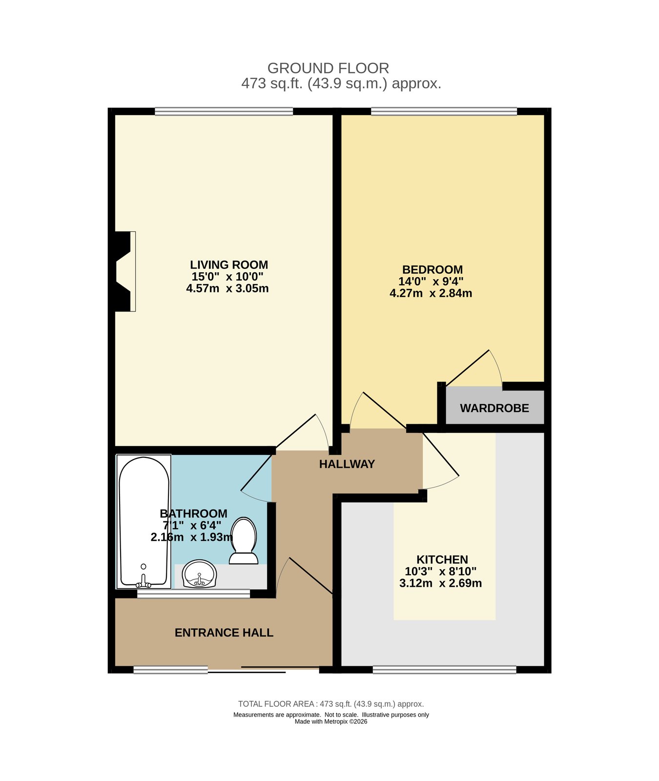223, Cutlers Place, WIMBORNE floorplan