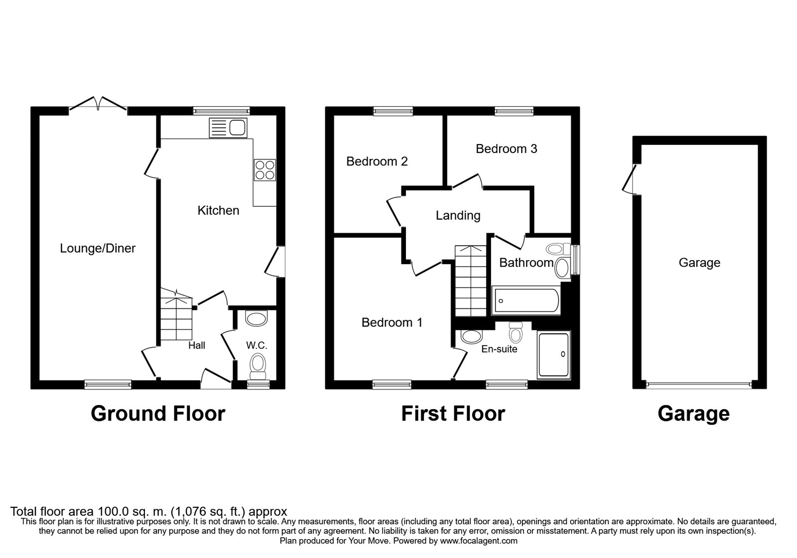 20, Navy Close, Hinckley floorplan