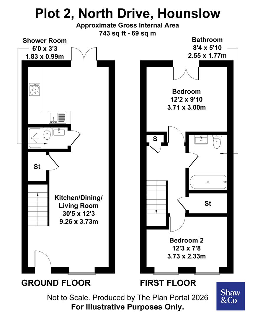 104, North Drive, Hounslow floorplan