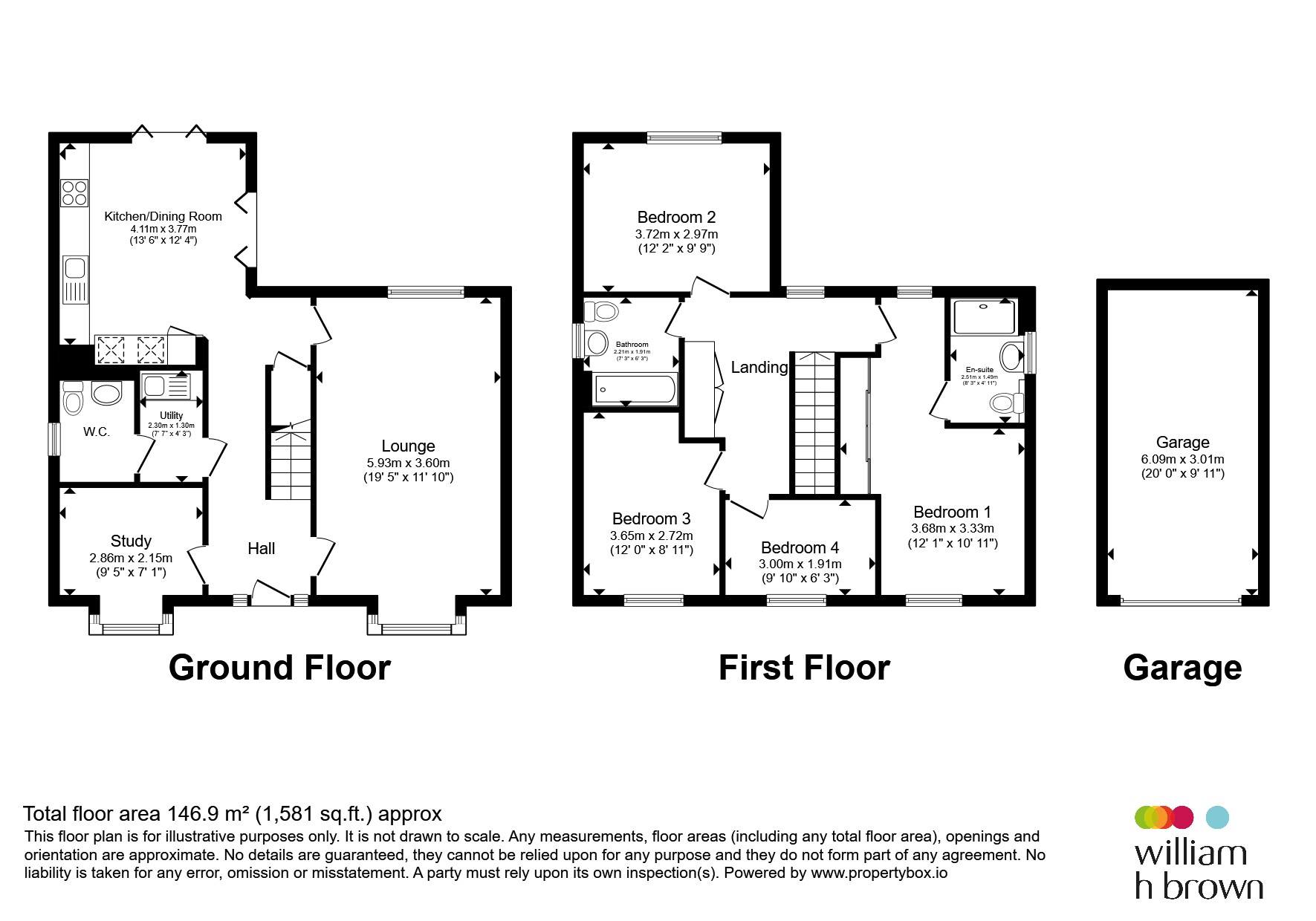 57, Cygnet Drive, Mexborough floorplan