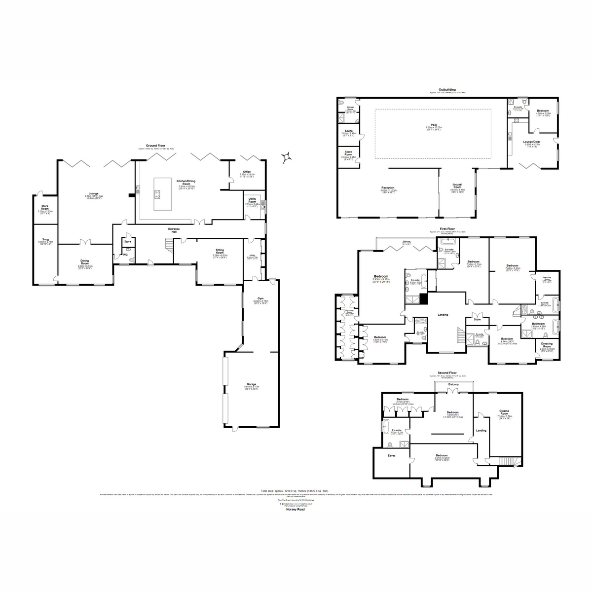 166, Norsey Road, Billericay floorplan