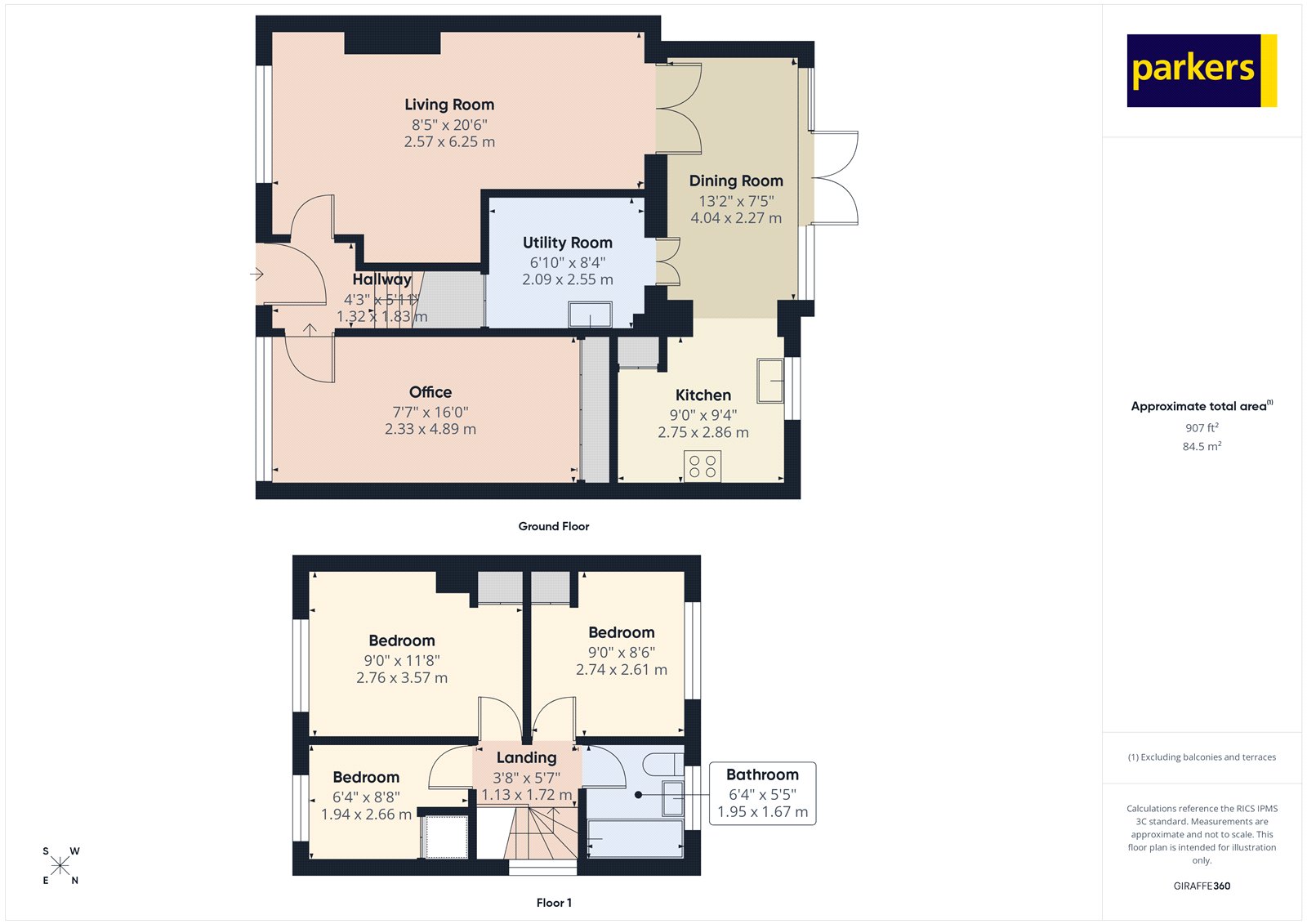 MARKETING CARD - 49,, Dell Road, Reading floorplan