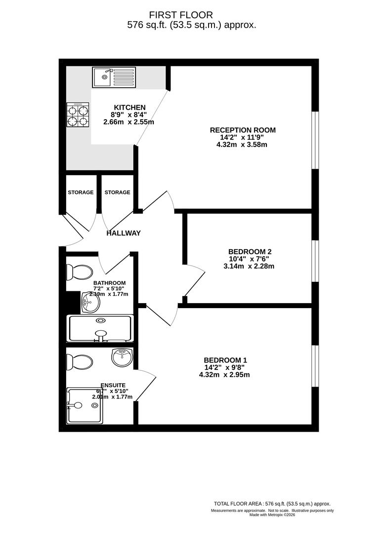 17 The Meads, Ongar Road, Brentwood floorplan