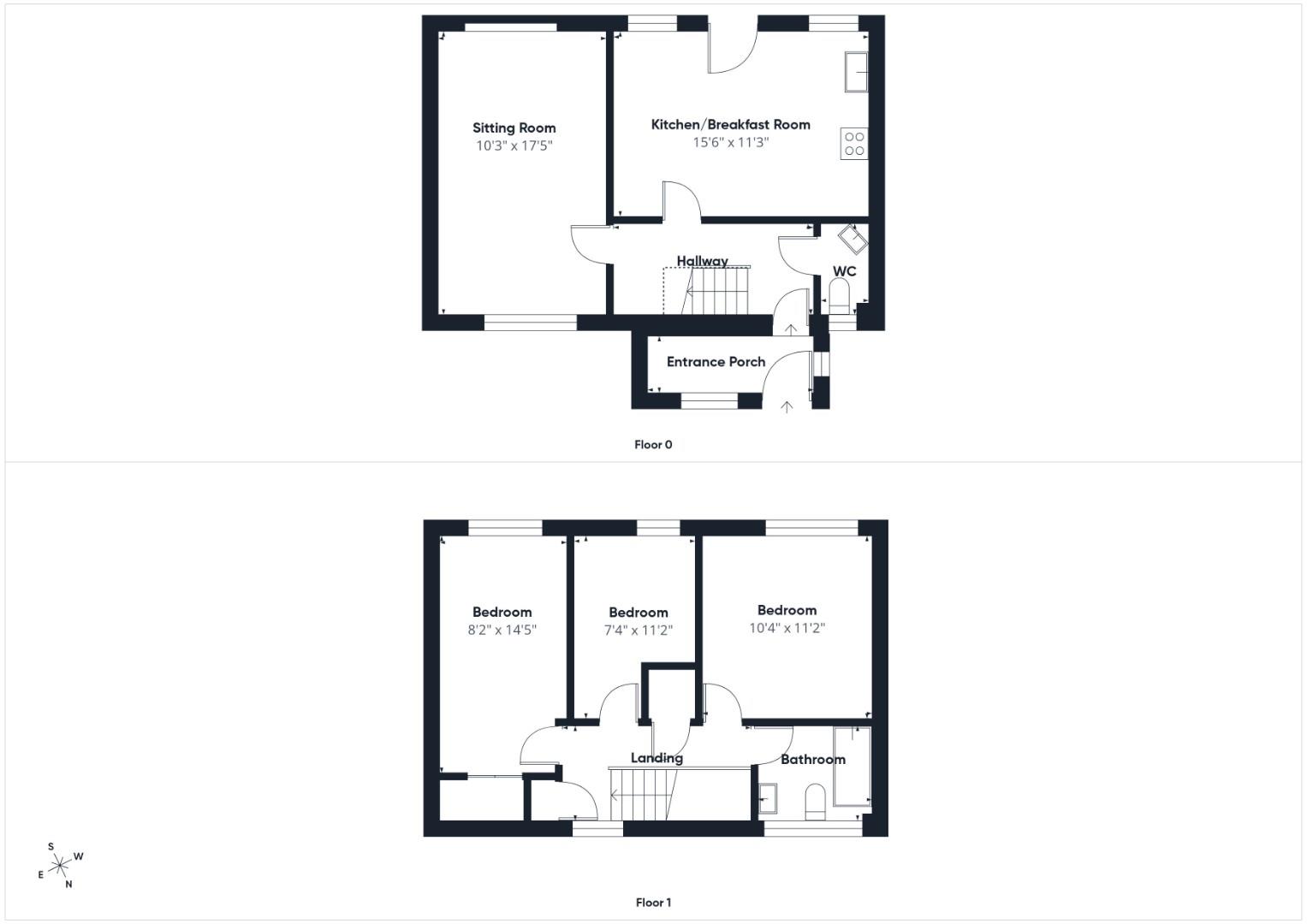 27, Hurst Road, Ashford floorplan