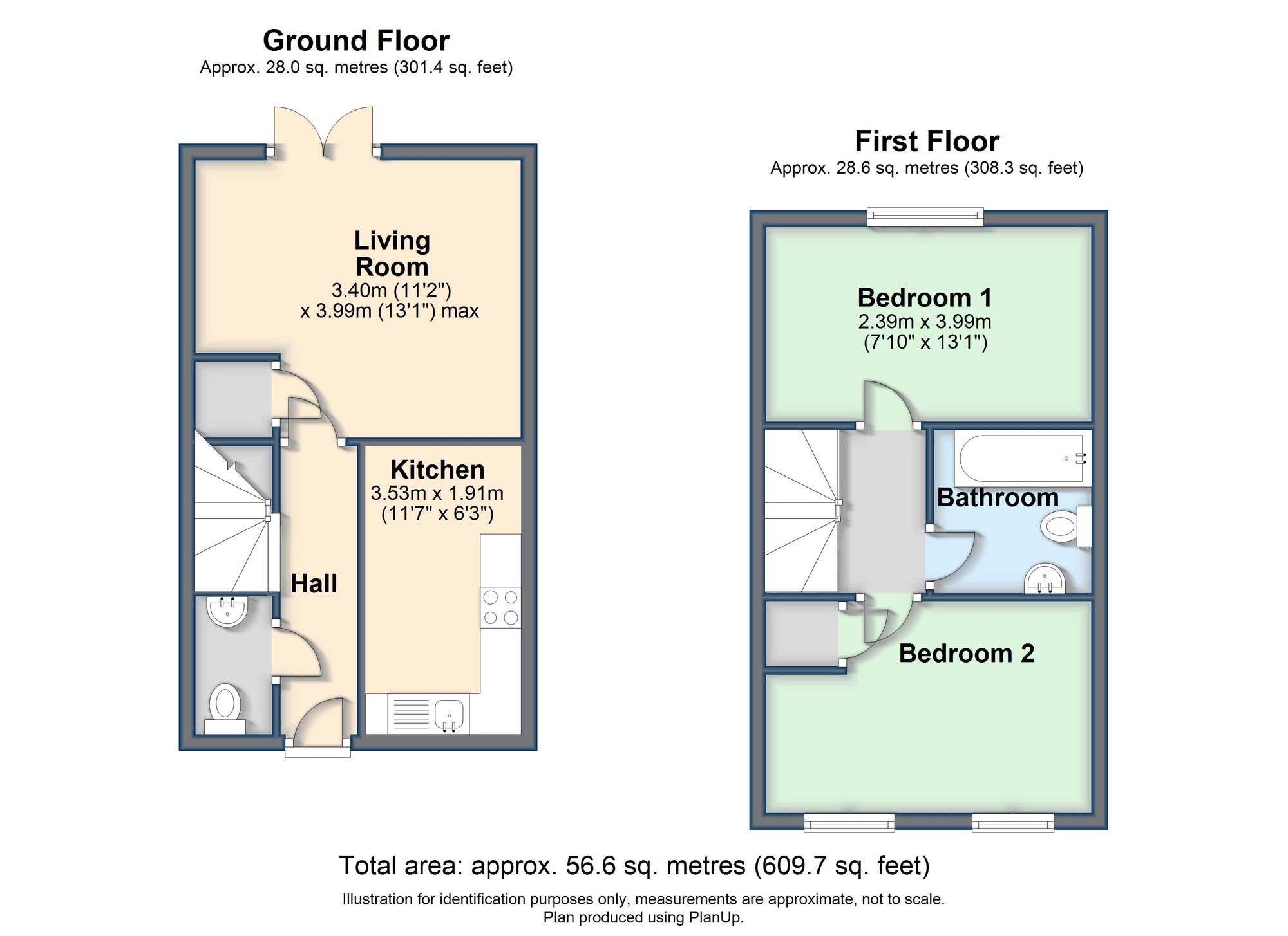 76 Girton Way, Derby floorplan
